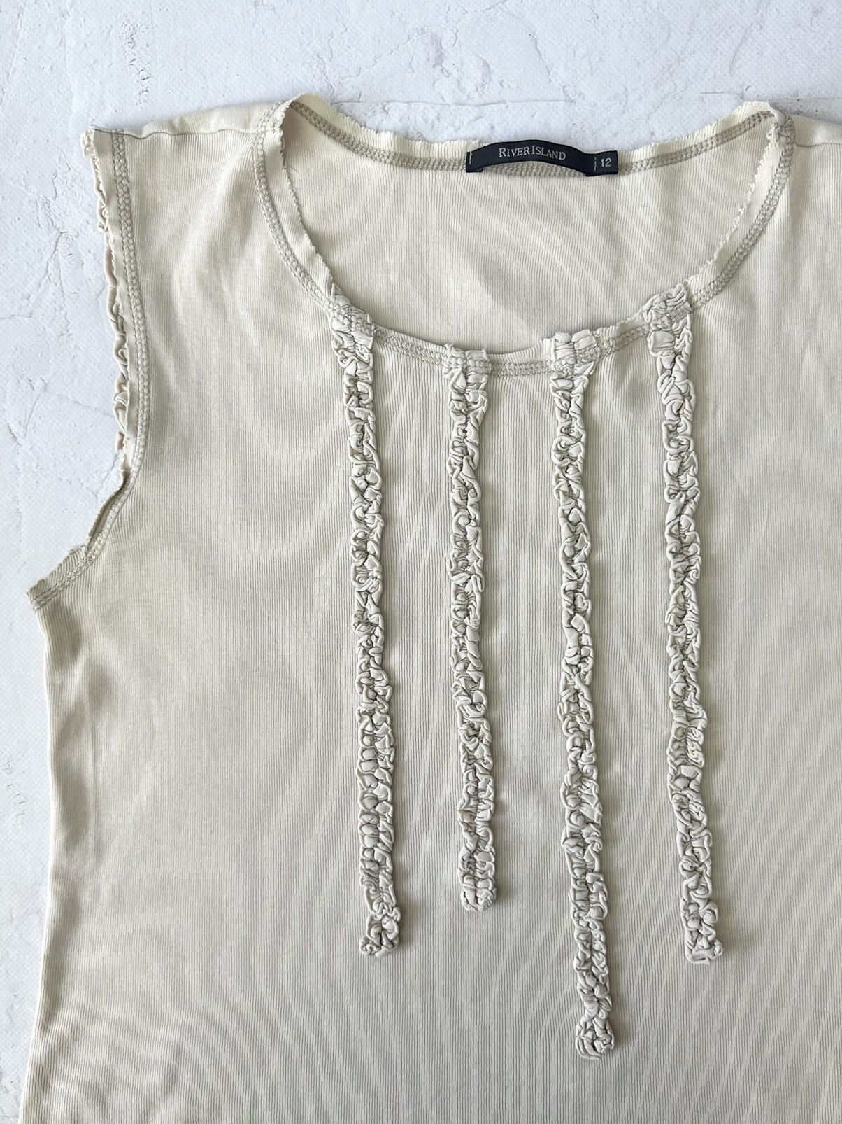 Beauty Beast × If Six Was Nine × Vintage Vintage Beige Top Size XL / US 12-14 / IT 48-50 - 3 Thumbnail