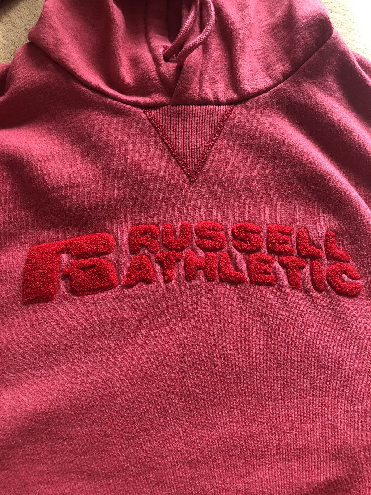 Russell Athletic RUSSELL ATHLETIC CLASSIC WASHED RED SPORT HOODIE Size US M / EU 48-50 / 2 - 2 Thumbnail