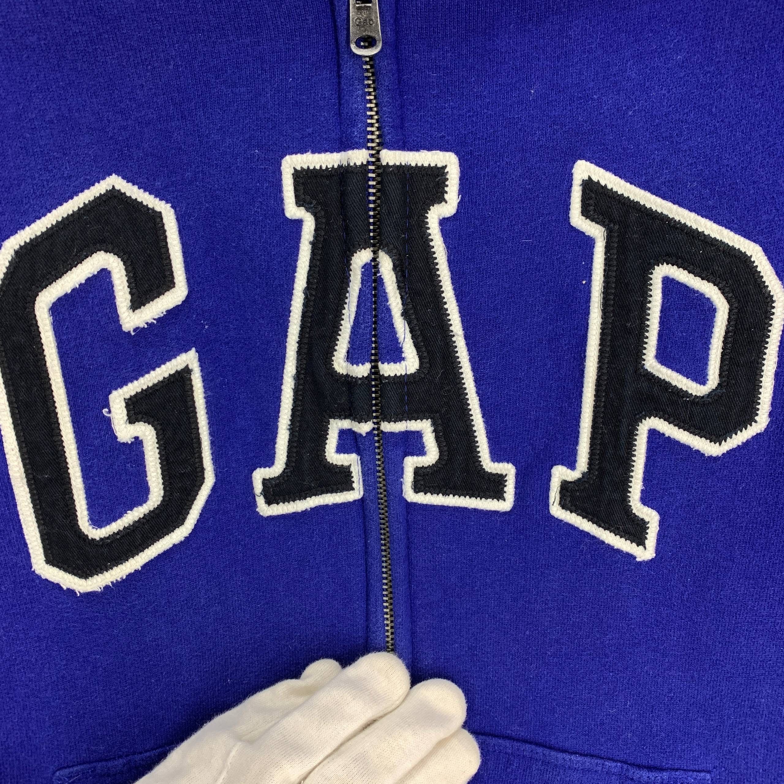 Gap GAP Zipper Hoodie Big Logo #2590/W Size US L / EU 52-54 / 3 - 3 Thumbnail