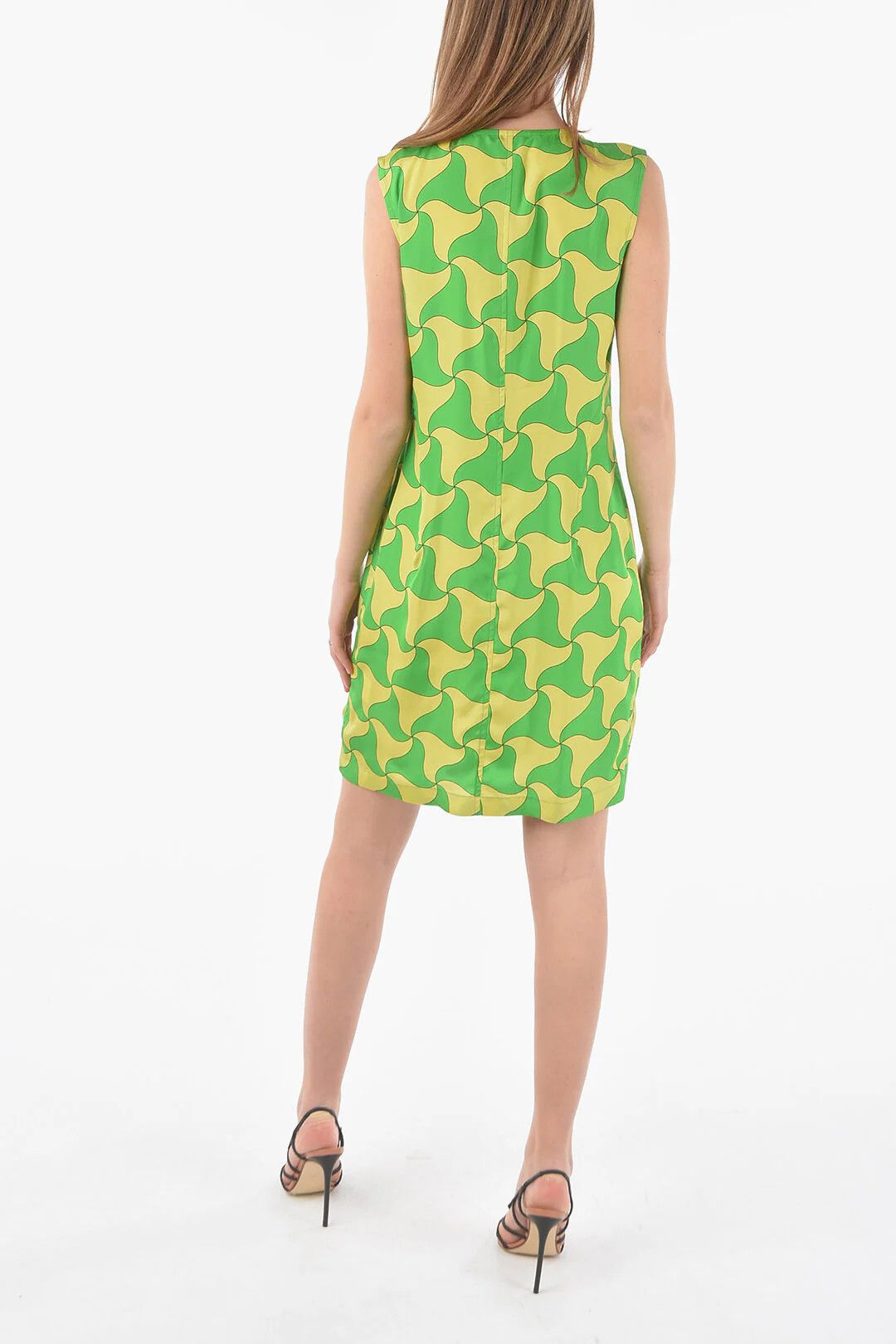 Bottega Veneta og1mm0426 Mini Dress in Yellow Size XS / US 0-2 / IT 36-38 - 2 Thumbnail