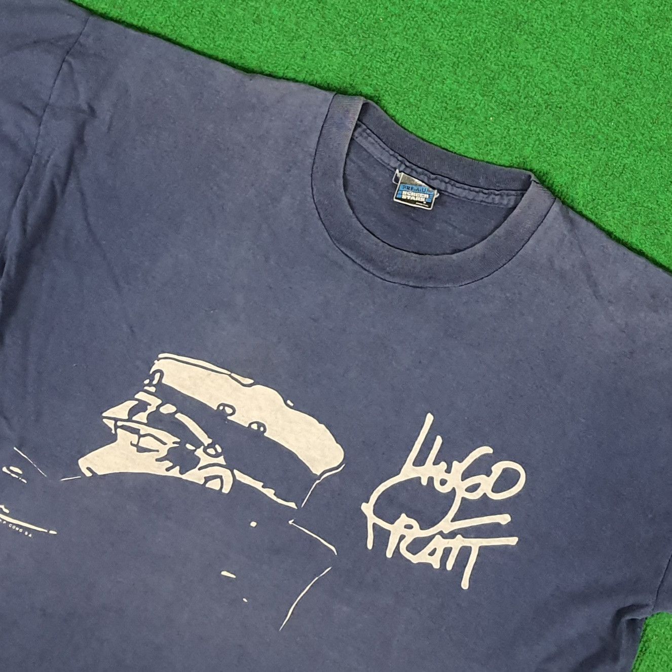 Other Vintage Hugo Pratt Italian Comics Writers Creator Art Tshirt Size US XL / EU 56 / 4 - 2 Thumbnail