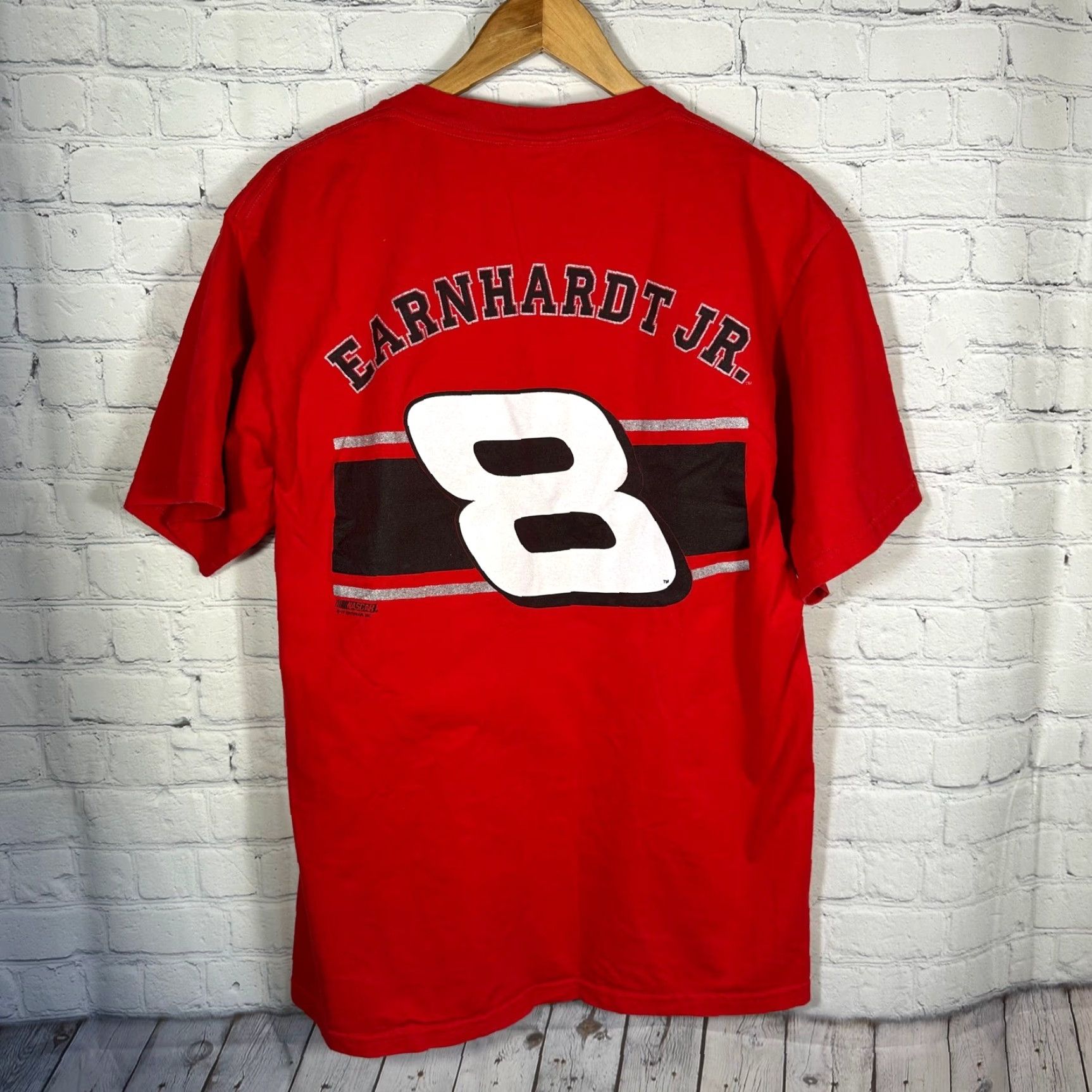 Chase Authentics VINTAGE Dale Earnhardt Jr Budweiser Racing T-Shirt Mens L Red NASCAR 8 Size US L / EU 52-54 / 3 - 6 Thumbnail