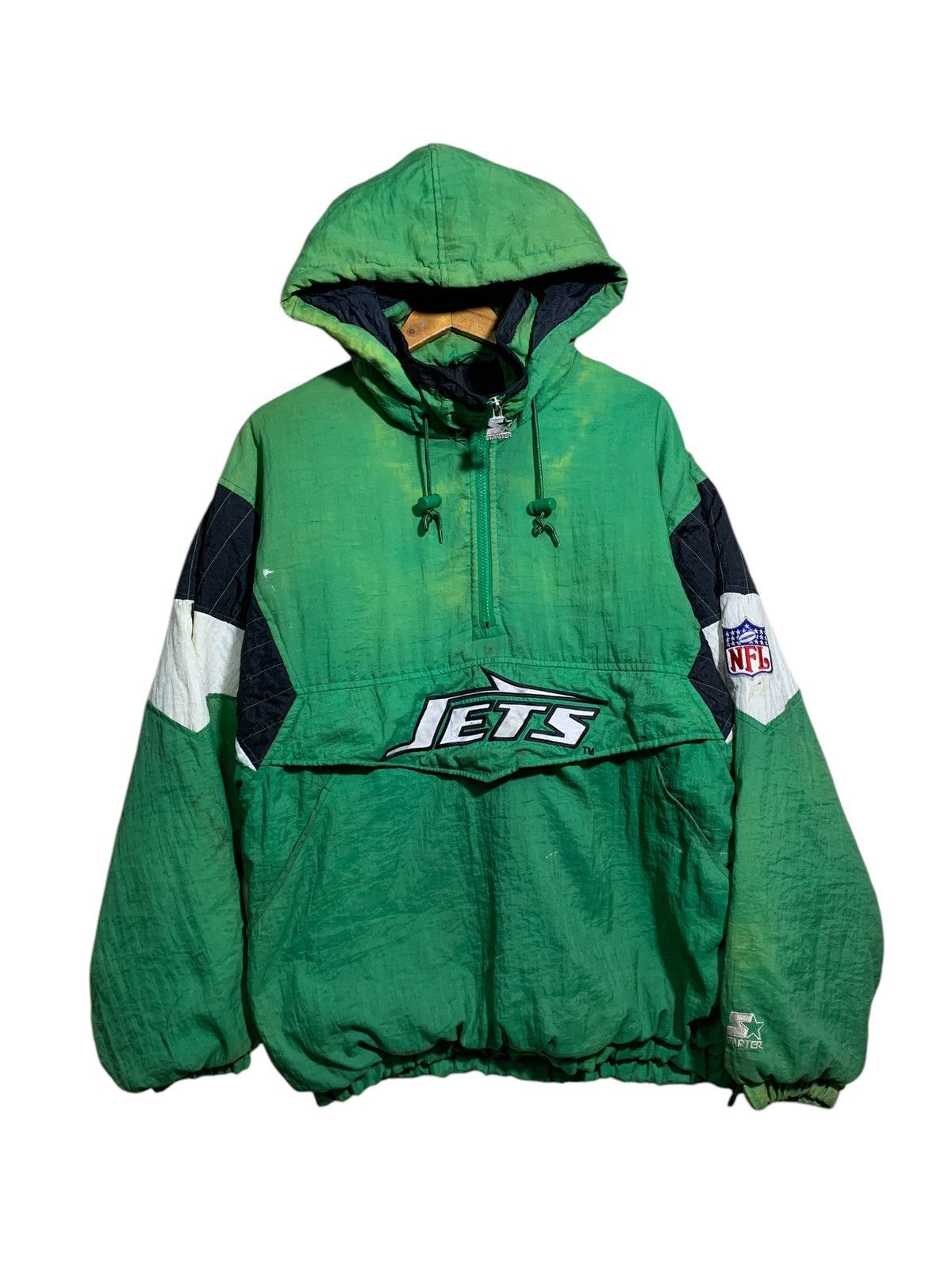 NFL 🔥VTG JETS NFL JACKETS BY STARTER Size US M / EU 48-50 / 2 - 1 Thumbnail