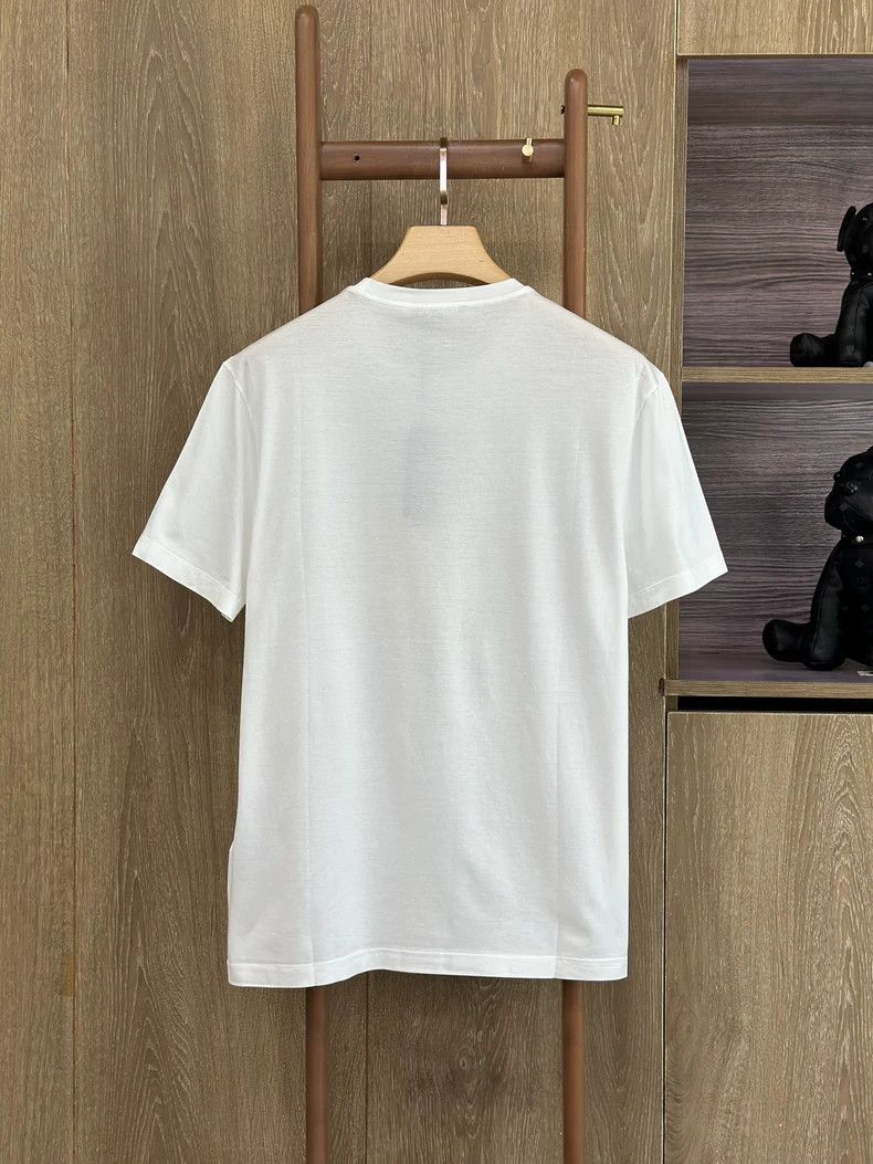 Versace Versace Men's crew neck white embroidered short-sleeved T- Size L / US 10 / IT 46 - 3 Thumbnail