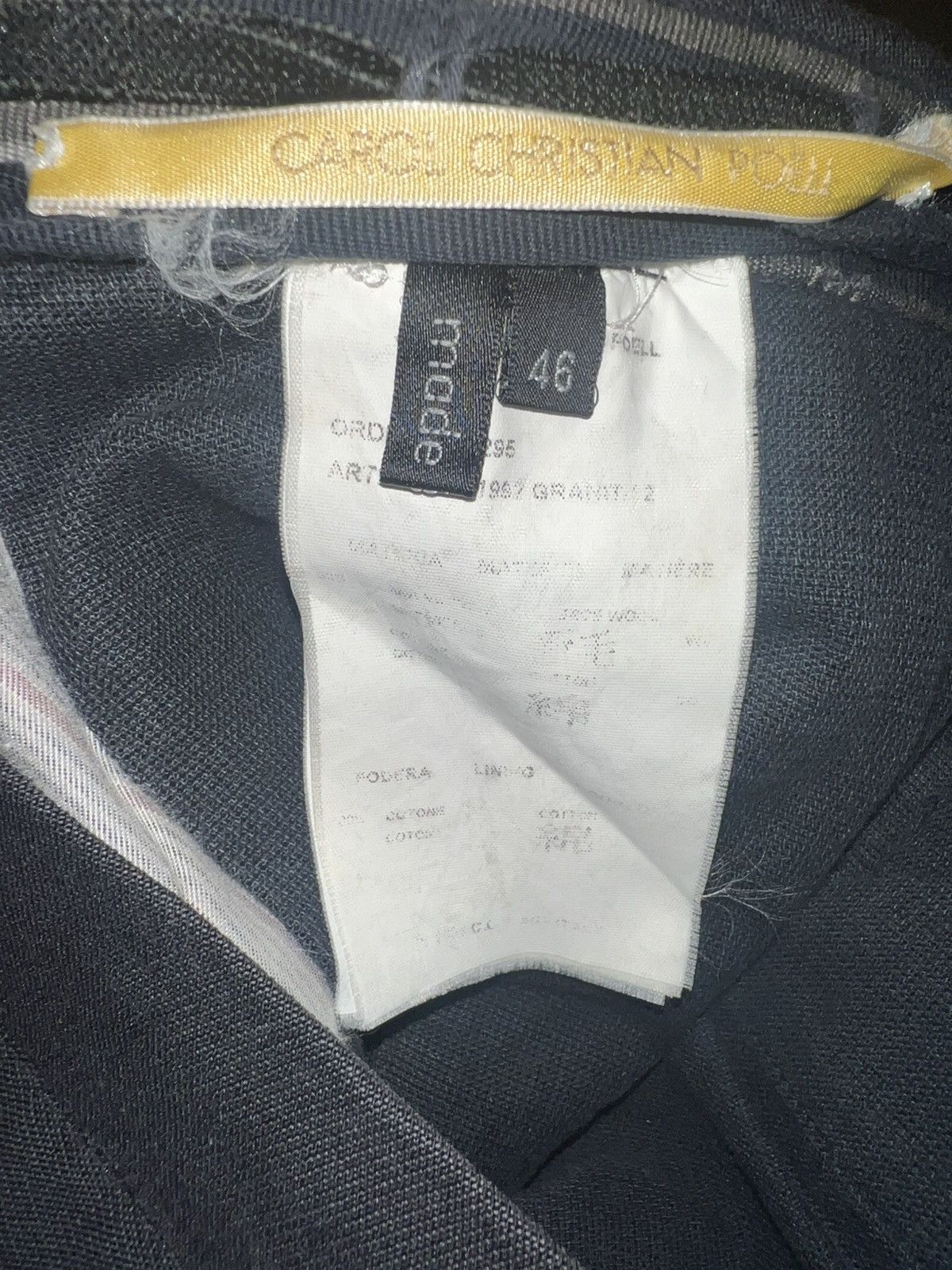 Carol Christian Poell Carol Christian Poell 2004 Overlock Trousers Size US 32 / EU 48 - 5 Thumbnail
