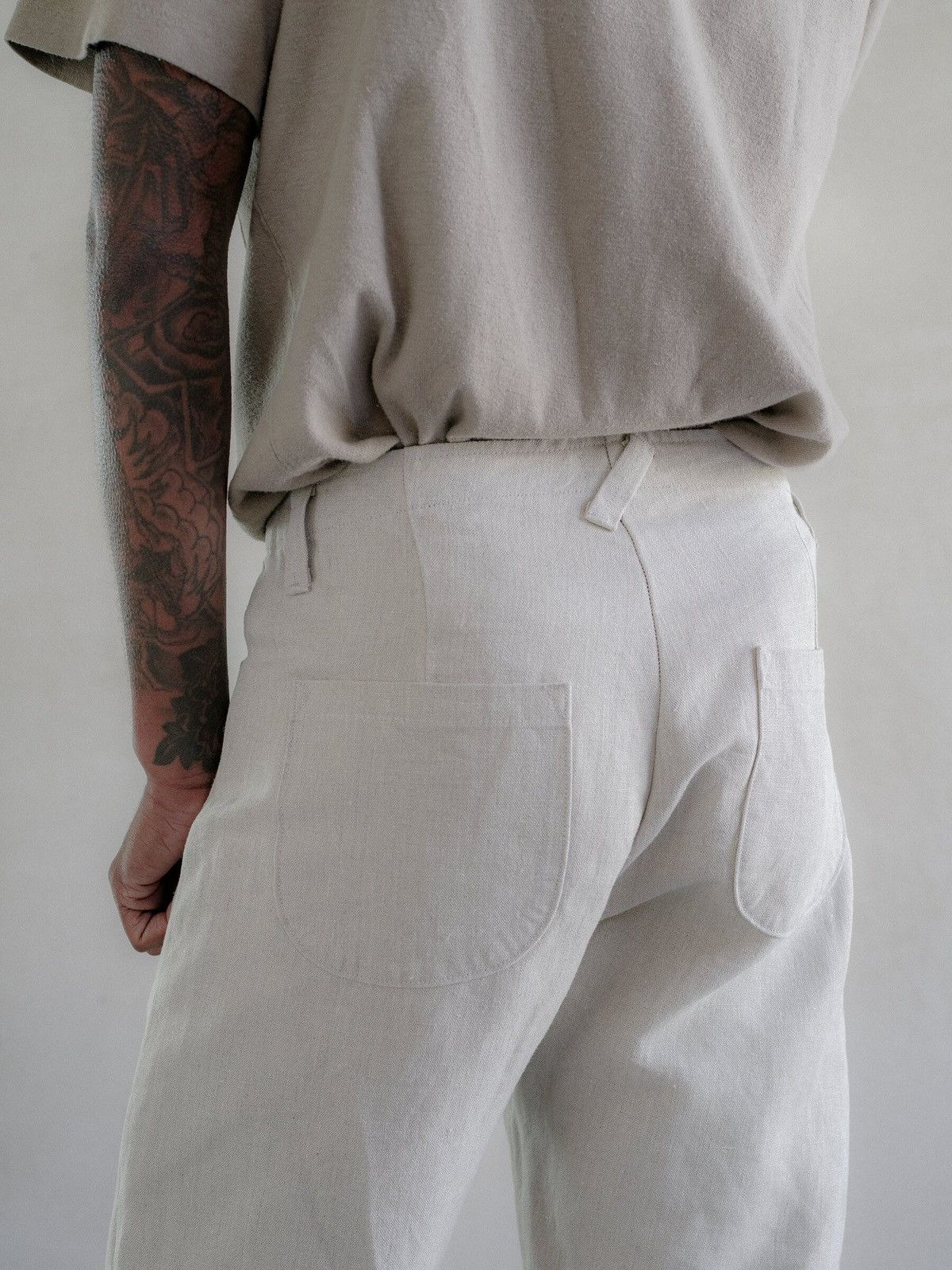 Evan Kinori Four pocket pant - tumbled hemp canvas Size US 28 / EU 44 - 4 Thumbnail