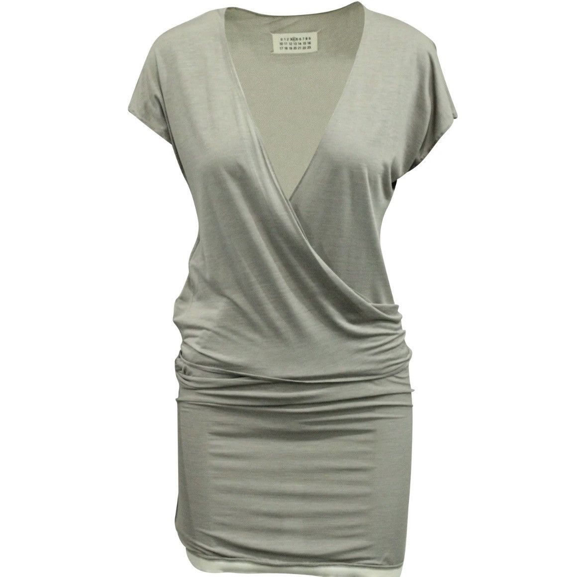 Maison Margiela Grey Viscosse Mini Dress Size M / US 6-8 / IT 42-44 - 1 Thumbnail