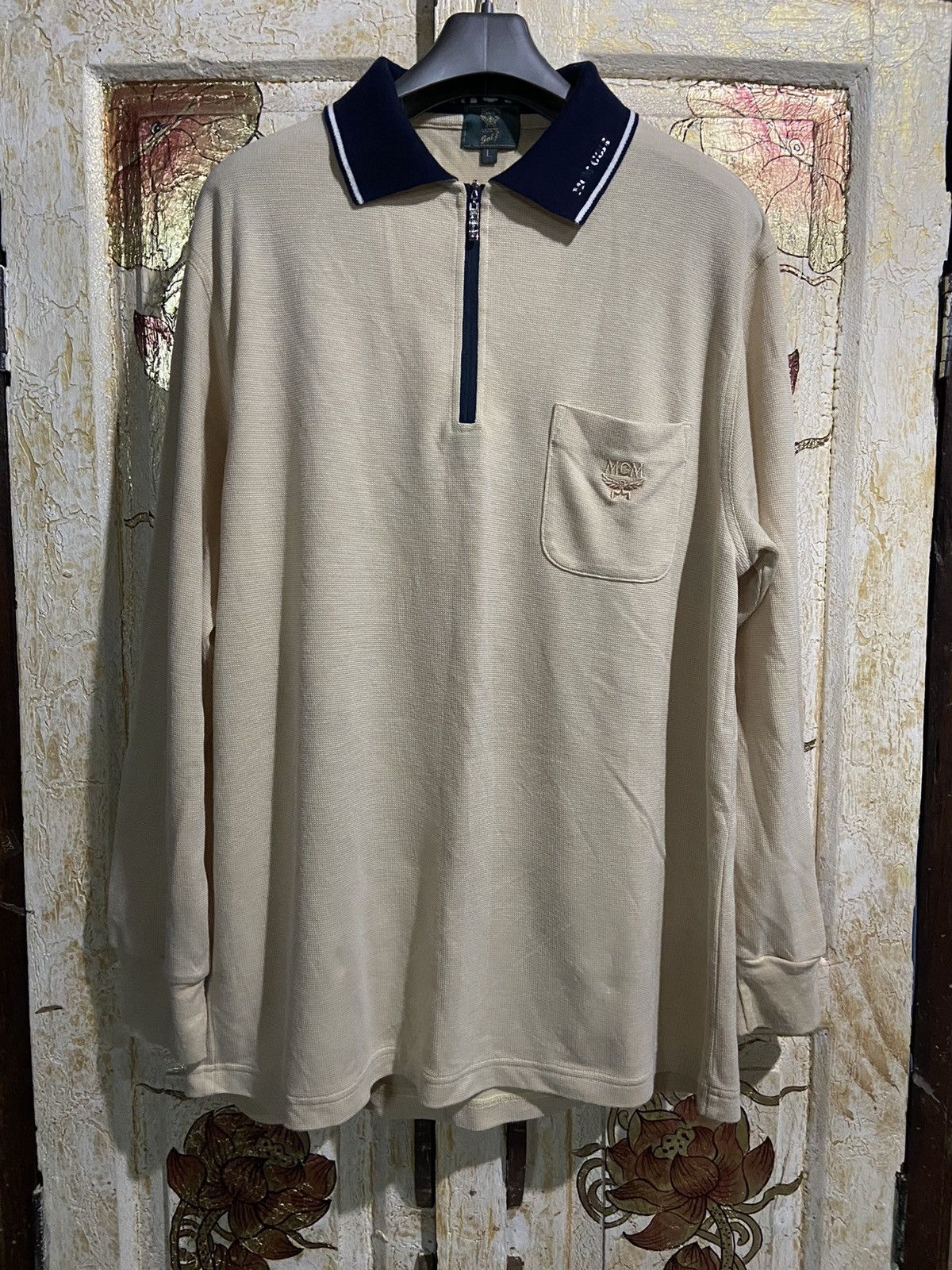 Vintage Vintage MCM golf long sleeve white cream t-shirt L Size US L / EU 52-54 / 3 - 1 Thumbnail