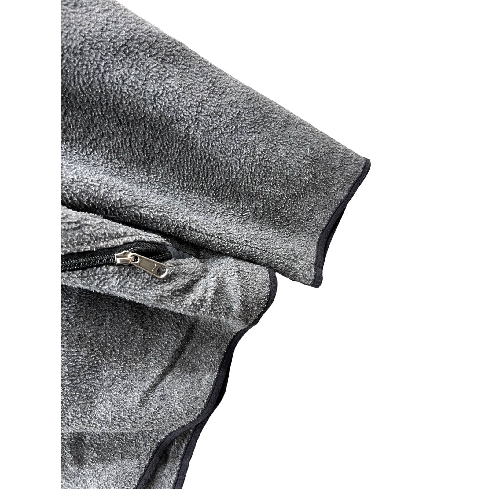 The North Face × Vintage The North Face Men's 90's Full Zip Dark Gray Fleece Jacket Size US XXL / EU 58 / 5 - 4 Thumbnail