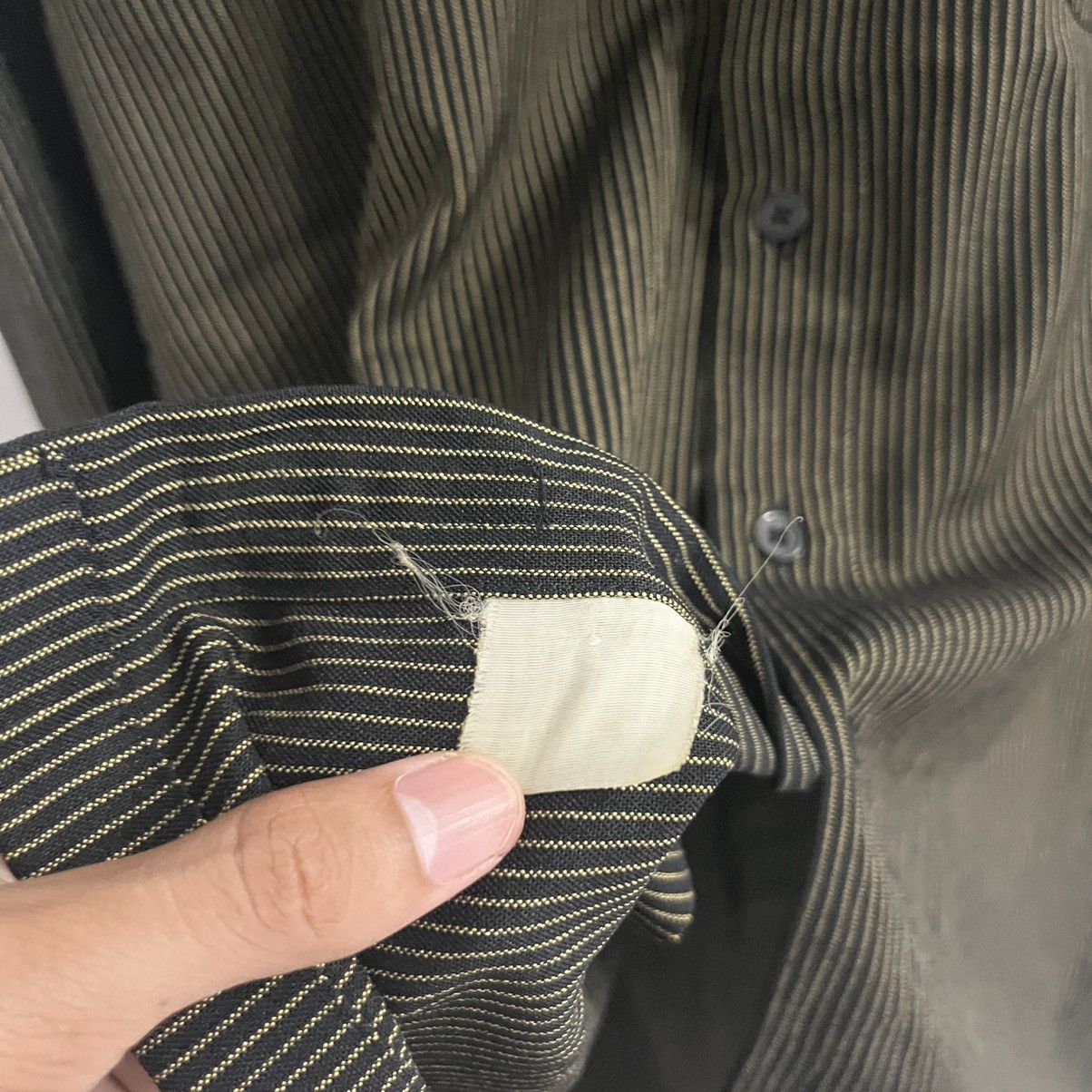 Issey Miyake Towngent - Striped Iconic Button Up Shirt Size US L / EU 52-54 / 3 - 6 Thumbnail