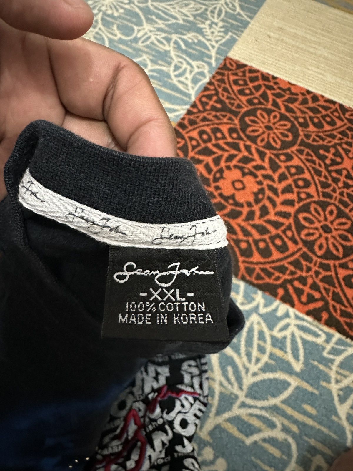 Vintage sean john rapper tshirt