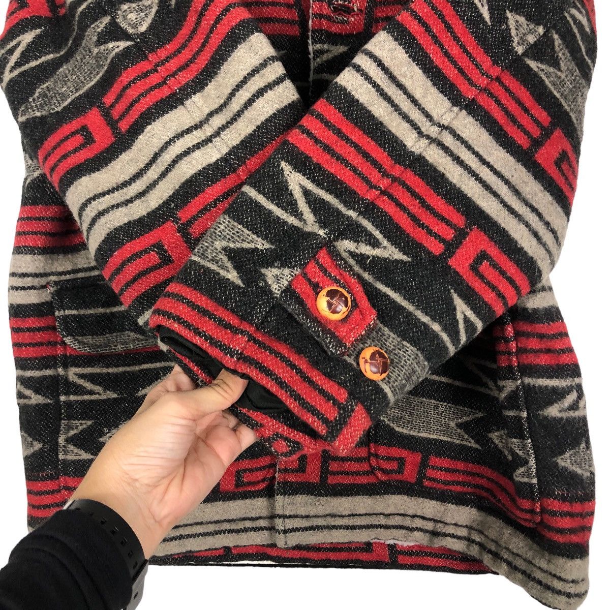 Toyo Enterprises 🔥Vintage Wool Jacket Navajo Native Design Kentucky Cardinal Size US M / EU 48-50 / 2 - 15 Thumbnail