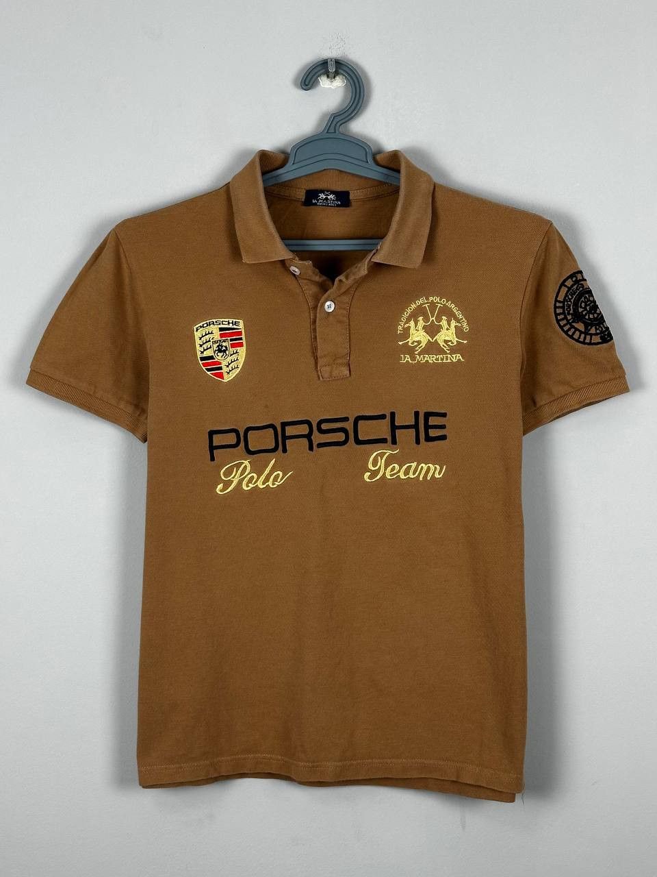 Vintage La Martina Porsche Polo t-shirt mens size M Size US M / EU 48-50 / 2 - 1 Thumbnail