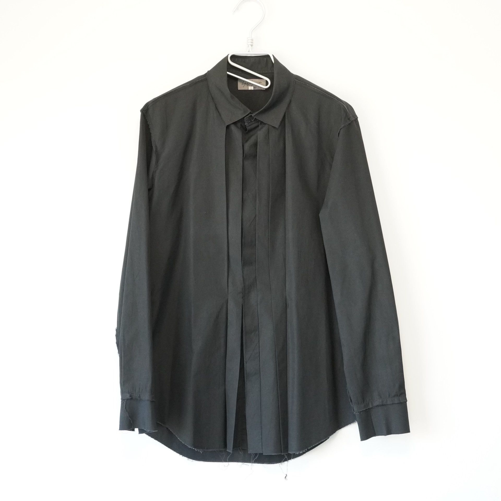 Yohji Yamamoto Yohji Yamamoto 11AW Multi-Placket Black Shirt Size US M / EU 48-50 / 2 - 1 Thumbnail