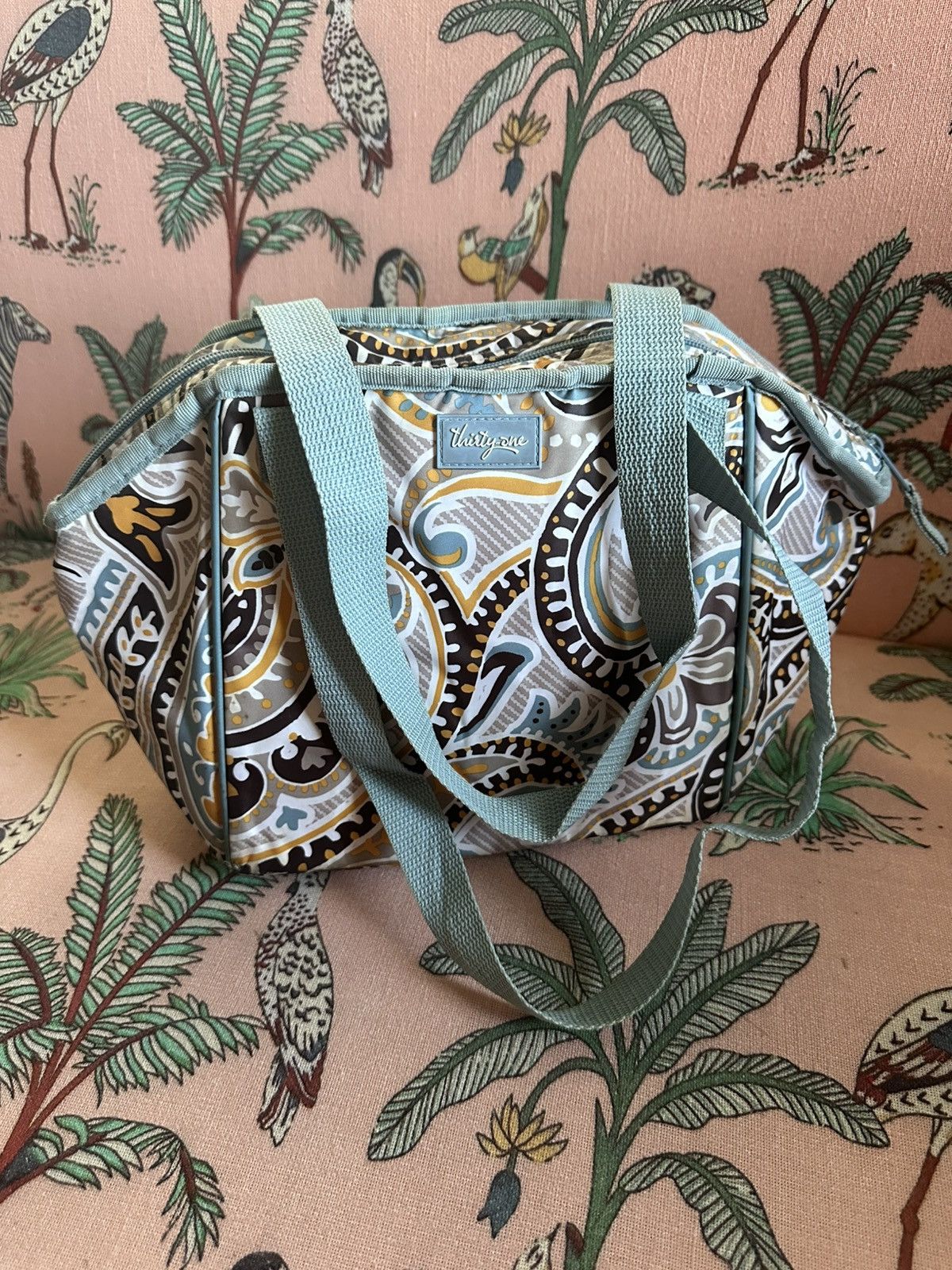 Other Paisley Insulated “Thirty-One” Medium Sized Zipper Lunch Box Size ONE SIZE - 1 Thumbnail
