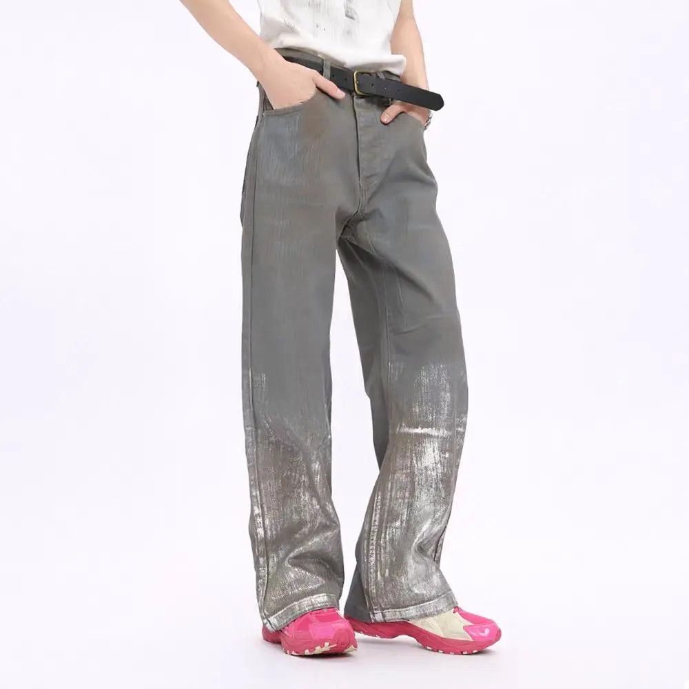 Designer × Japanese Brand Vintage Streetwear Harajuku Loose Casual Pants Size US 33 - 1 Thumbnail