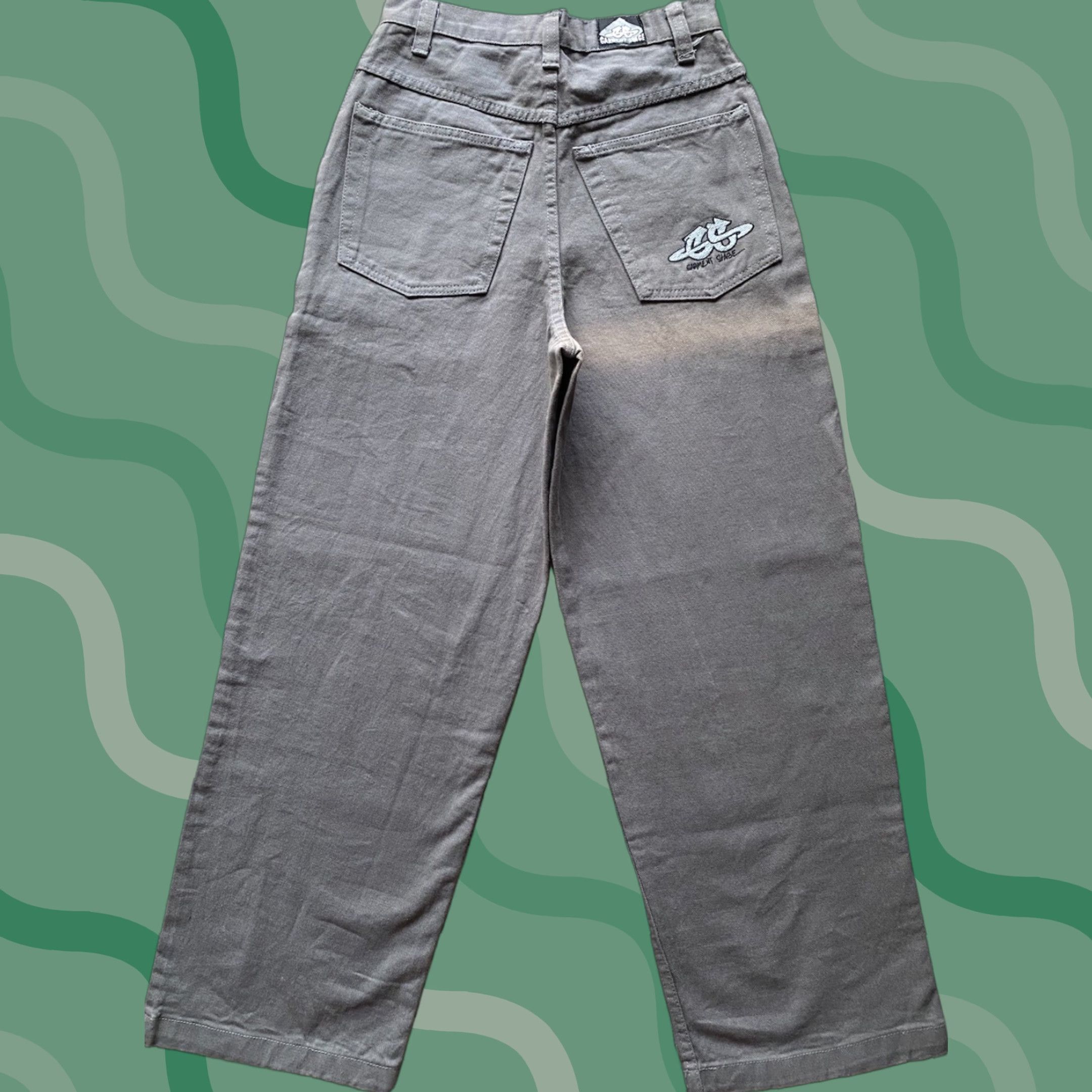 Logo 7 VINTAGE Garment Stage Jeans Men Gray 28 90s Y2K Logo In USA Pants Size US 28 / EU 44 - 1 Thumbnail