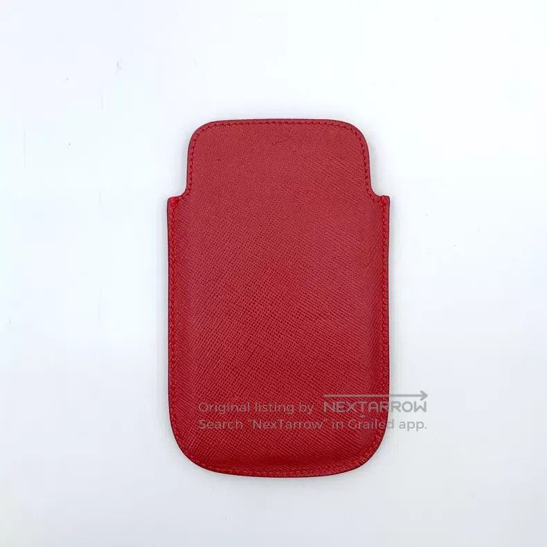 Prada Prada Red triangle logo mobile phone bag Size ONE SIZE - 2 Thumbnail