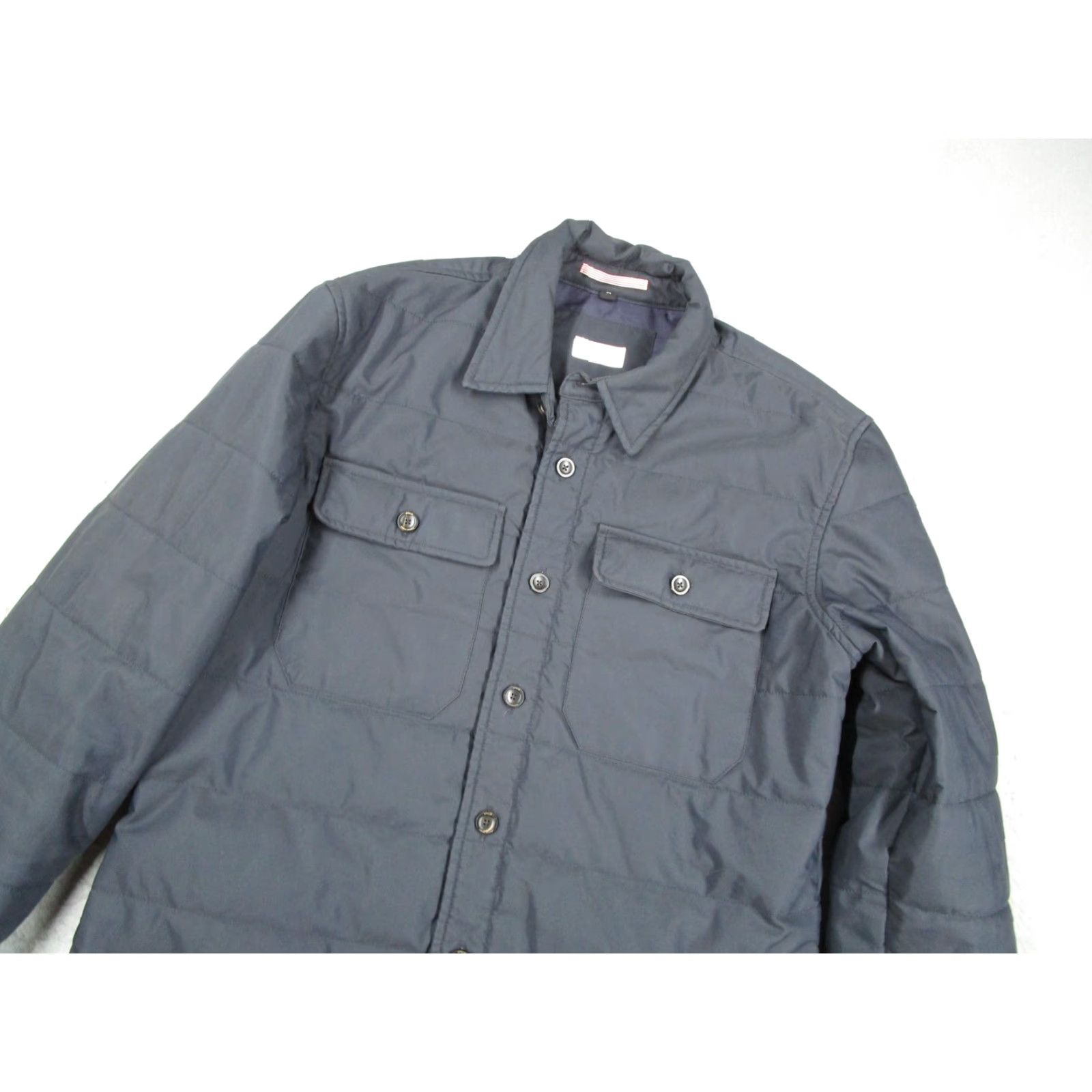 Apolis Apolis Quilted CPO Jacket Mens Medium Navy Blue Shirt Jacket Portugal Project Size US M / EU 48-50 / 2 - 2 Thumbnail