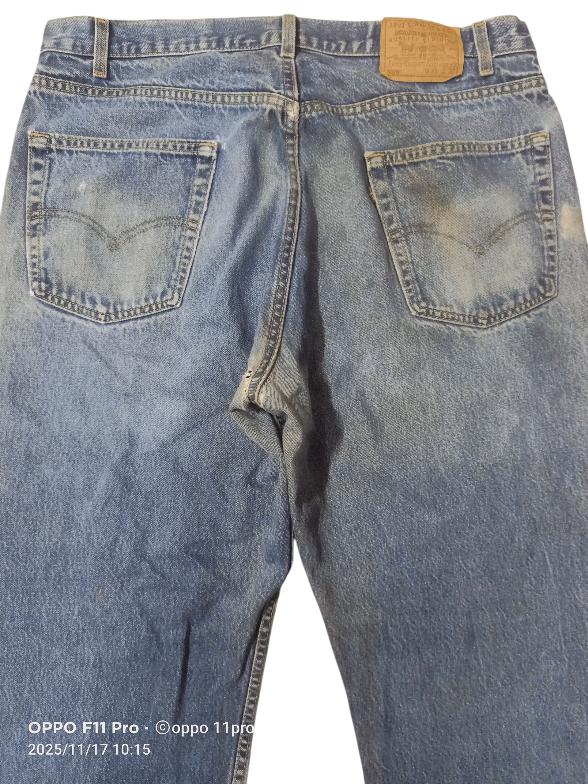 Levi's 🌟Levis 90s Vintage 569 Straight Loose Fit Jeans 🌟 Size US 38 / EU 54 - 1 Thumbnail