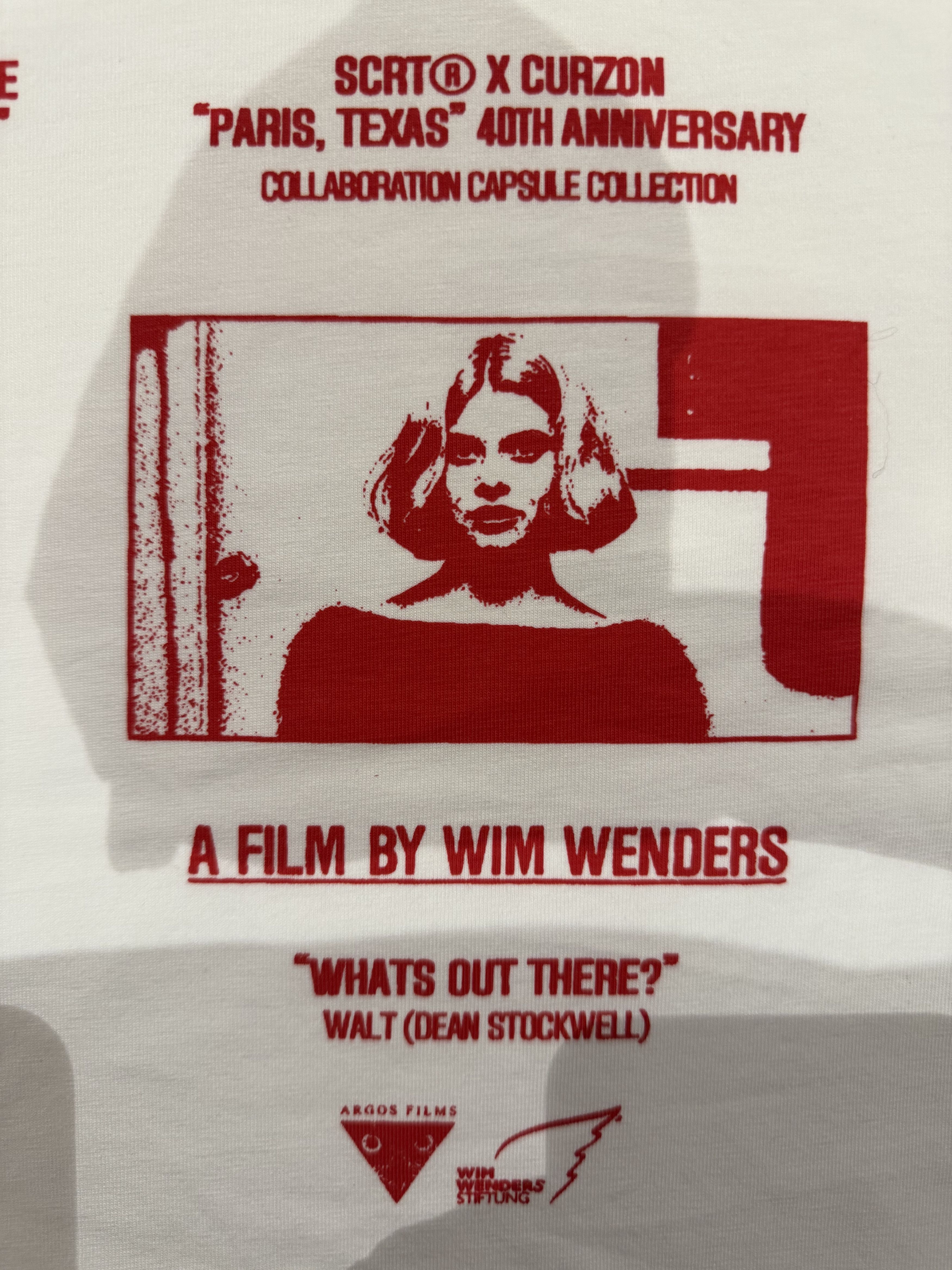 SCRT 💚 SCRT x Wim Wenders Foundation PARIS, TEXAS White Tee NEW Size US S / EU 44-46 / 1 - 13 Thumbnail