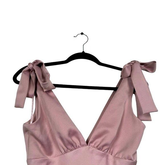Sachin & Babi BHLDN Sachin & Babi Hudson Satin Charmeuse Midi Dress in Dus Size S / US 4 / IT 40 - 5 Thumbnail