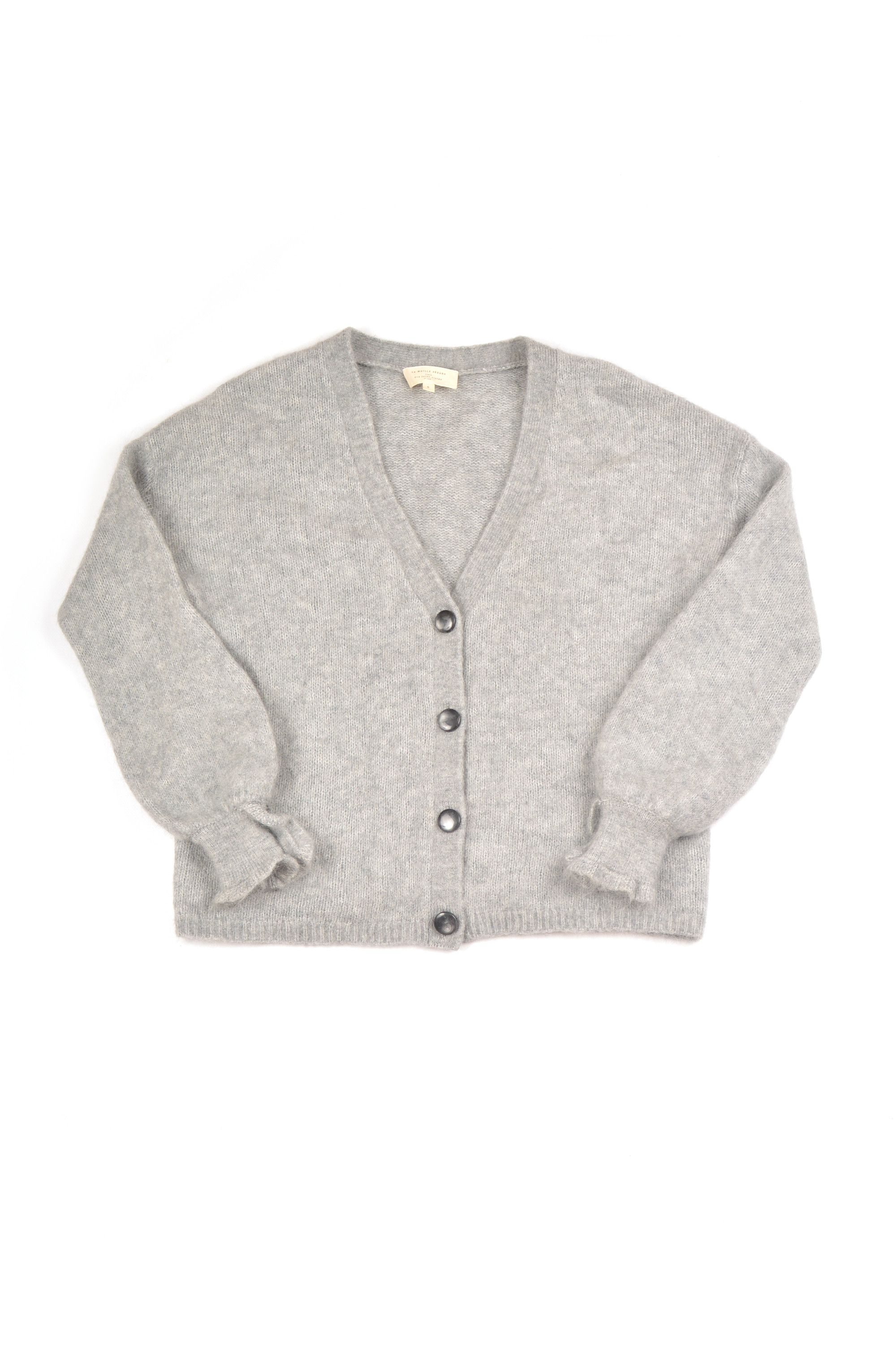 Sezane La Maille Sezane Kid Mohair Wool Blend Cardigan Sweater | Grailed