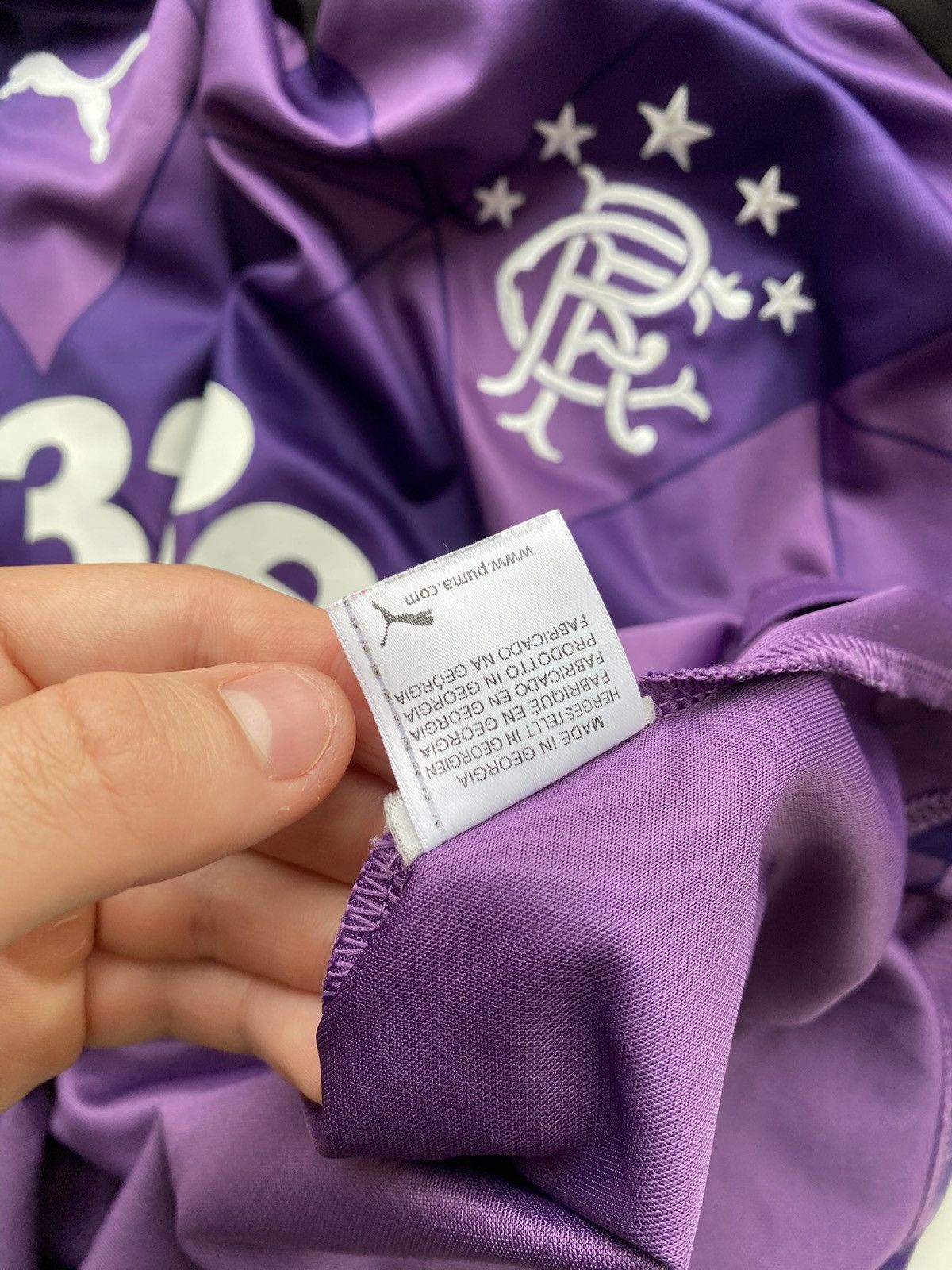 Puma Rangers Puma Third Jersey Purple 32Red Size XL Size US XL / EU 56 / 4 - 8 Thumbnail