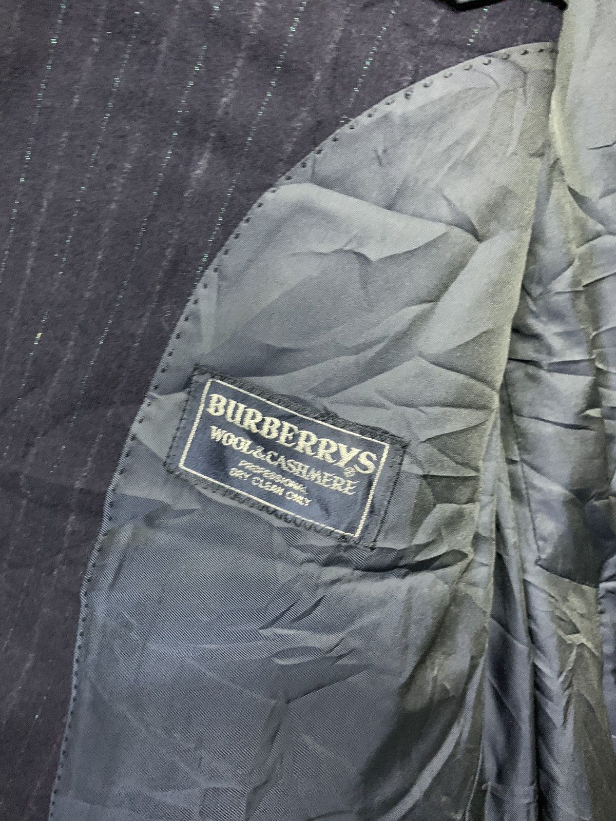 Burberry × Designer × Vintage Vintage 90's Burberry's Wool Blazer Size US M / EU 48-50 / 2 - 6 Thumbnail