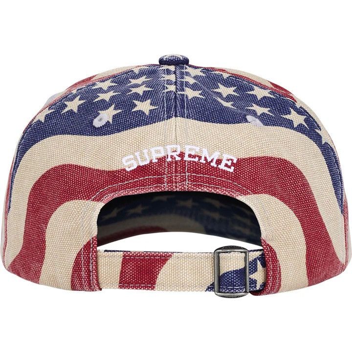 Supreme Supreme Pigment Coated Flag 6 Panel Hat SS26 Size ONE SIZE - 2 Thumbnail