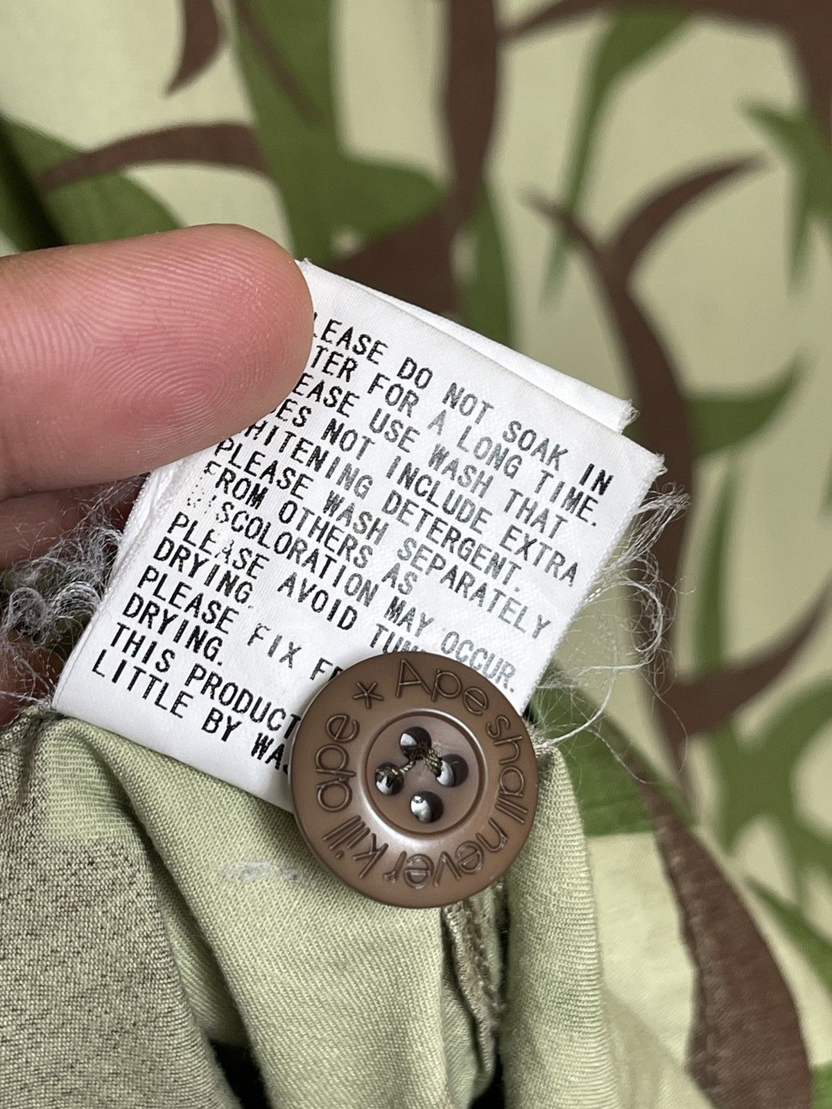 Bape A Bathing Ape Bape Tribal Camo BDU Work Jacket Size US L / EU 52-54 / 3 - 11 Thumbnail