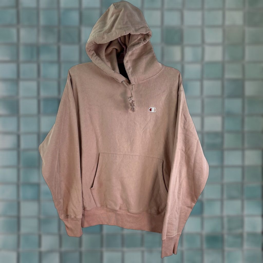 Champion VINTAGE Champion Reverse Weave Hoodie Shirt Mens M Pink 90s Sports Pullover Reversible Size US M / EU 48-50 / 2 - 1 Thumbnail