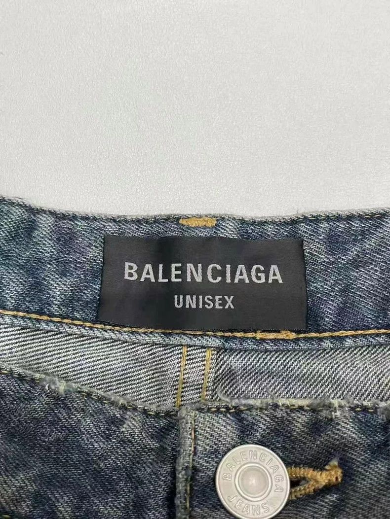 Balenciaga Balenciaga ice blue knife cuts jeans-2507 Size US 28 / EU 44 - 5 Thumbnail