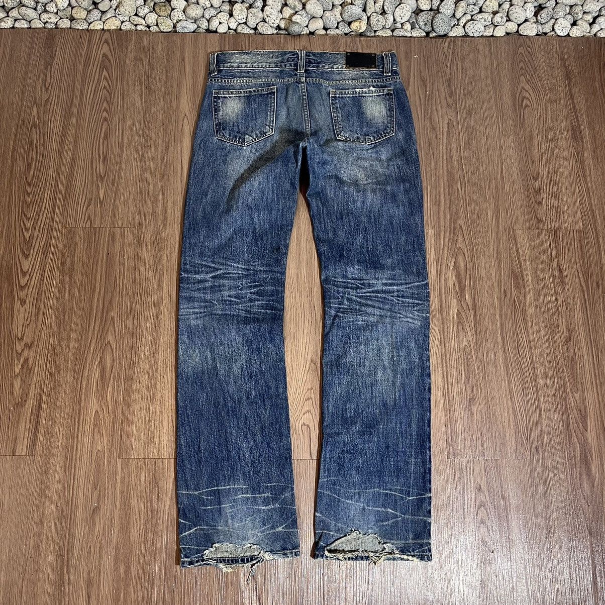 GOSTAR DE FUGA FUGA japan distressed clawmark lightning wash denim Size US 33 - 2 Thumbnail