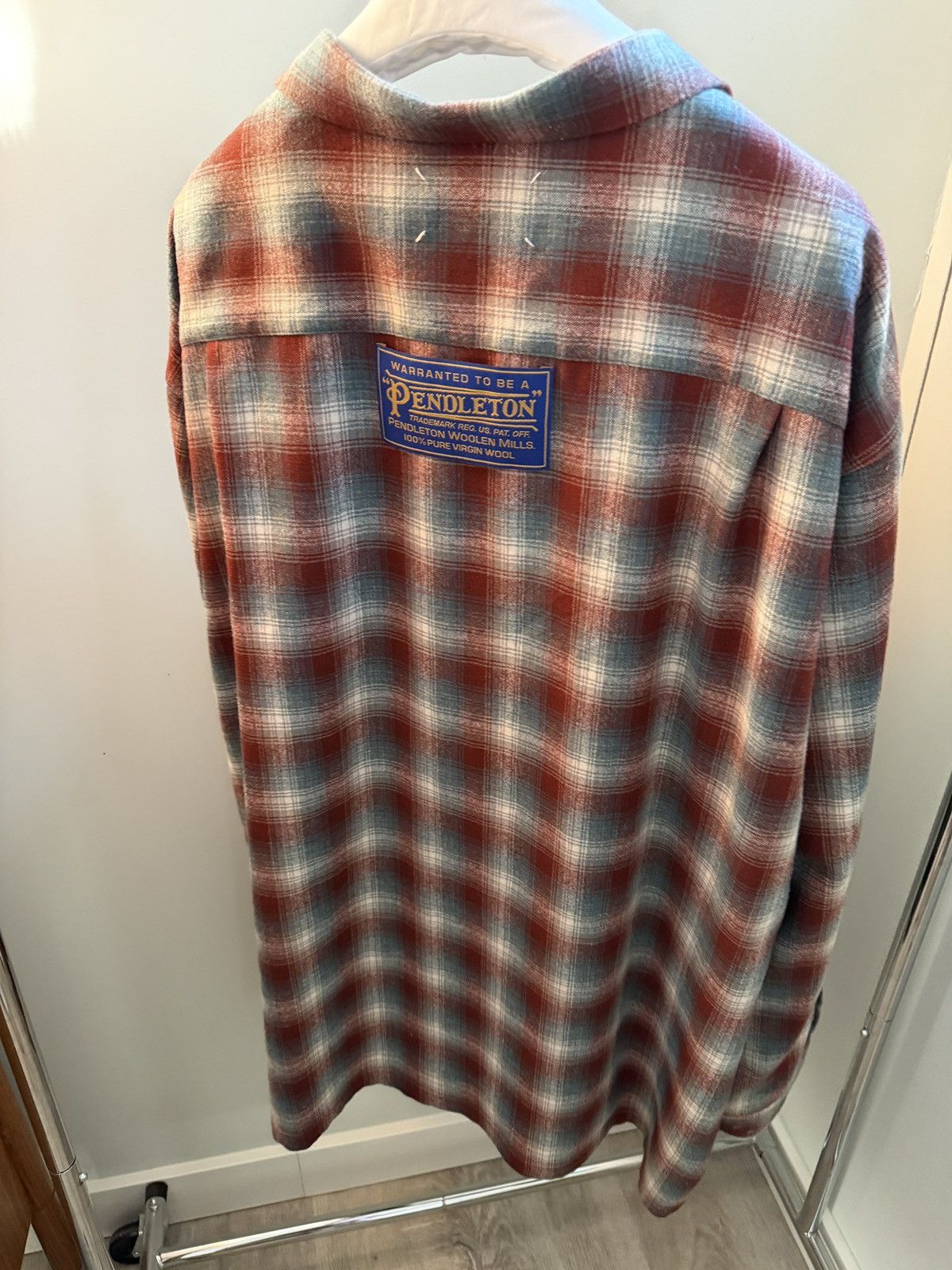 Maison Margiela × Pendleton Oversized Pendleton Shirt Size US L / EU 52-54 / 3 - 4 Thumbnail