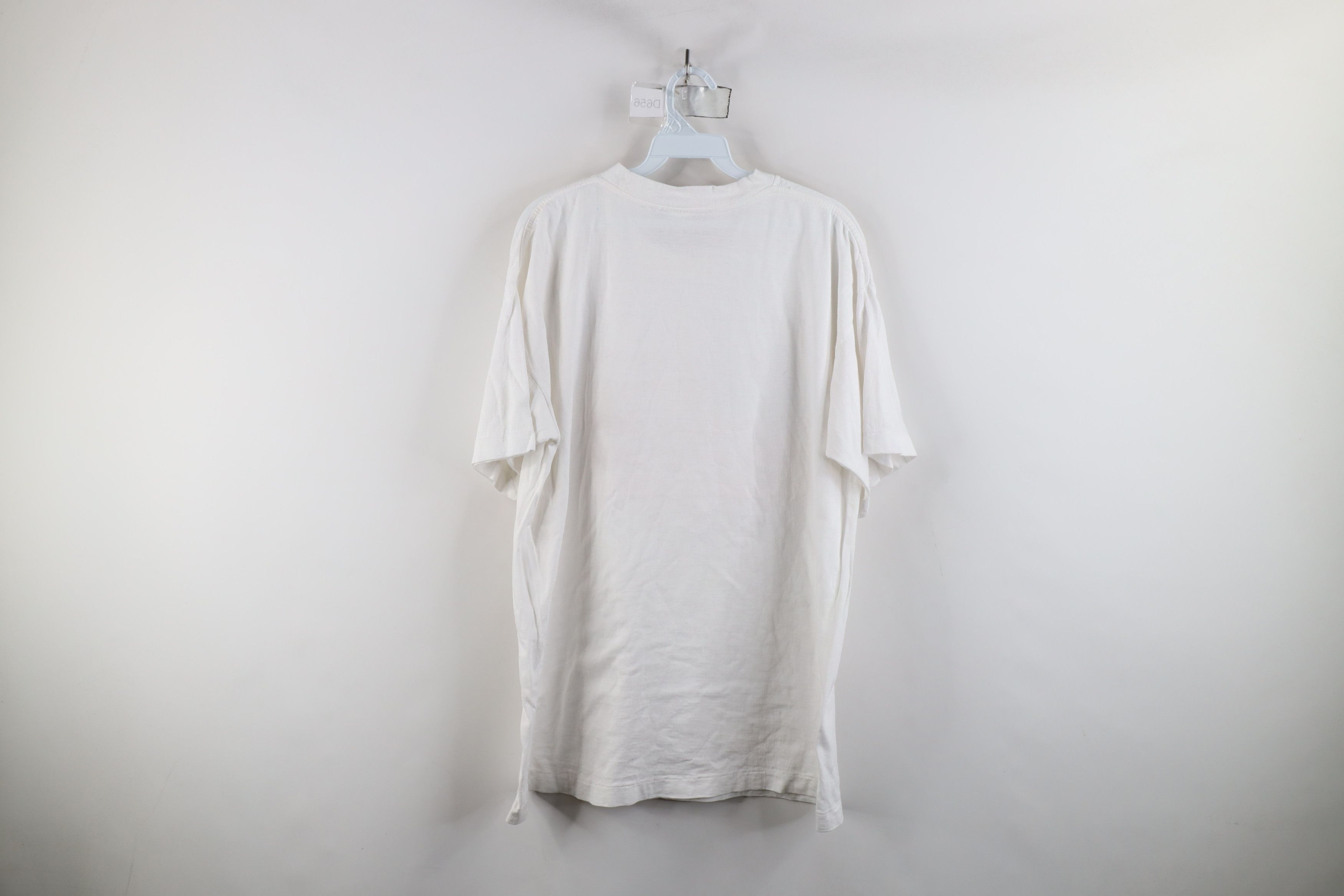 Vintage Vintage 90s Streetwear USA Flag Patch T-Shirt White USA Size ONE SIZE - 11 Thumbnail