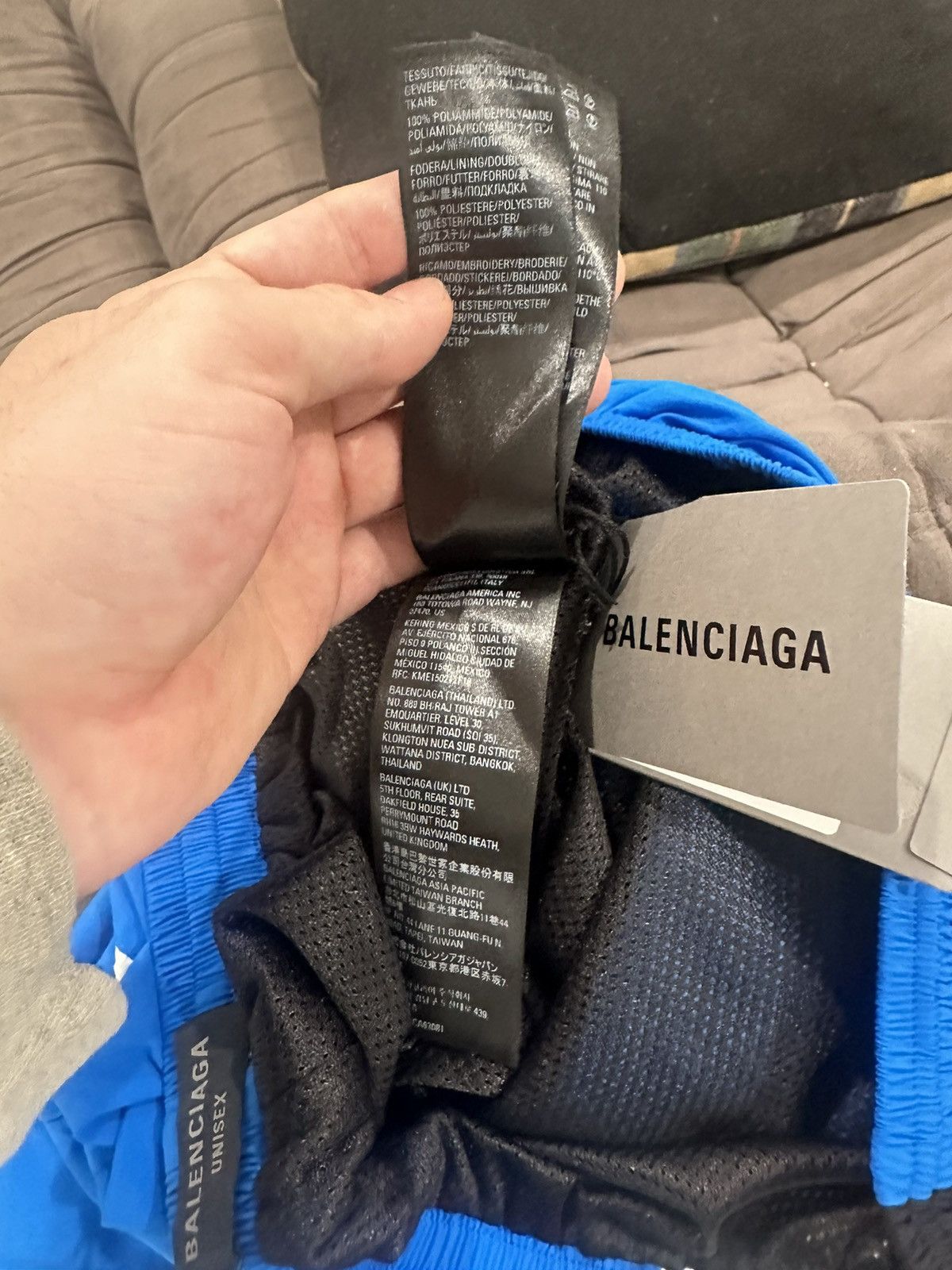 Balenciaga Balenciaga 3B Blue Windbreaker Sweatpants Size US 32 / EU 48 - 12 Thumbnail