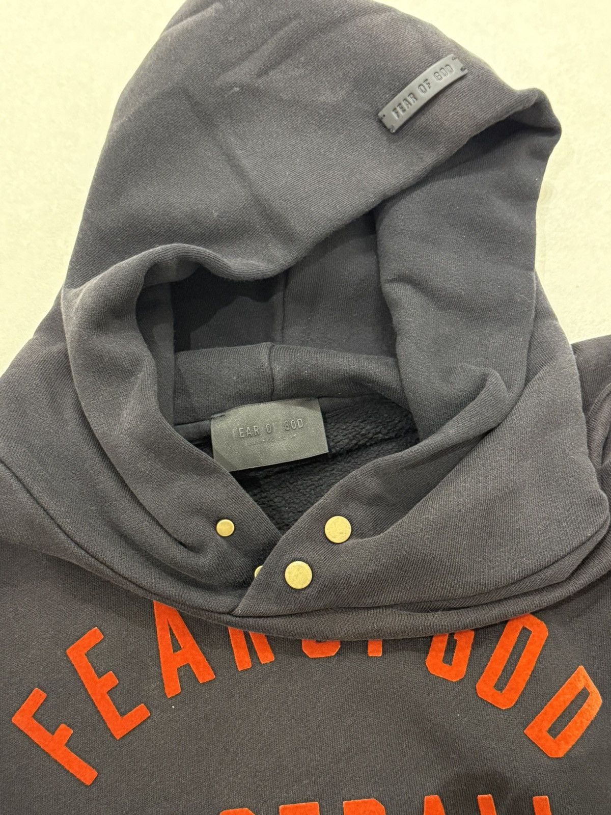 Fear of God FEAR OF GOD BASEBALL VINTAGE Cotton HOODIE Black Size US M / EU 48-50 / 2 - 4 Thumbnail