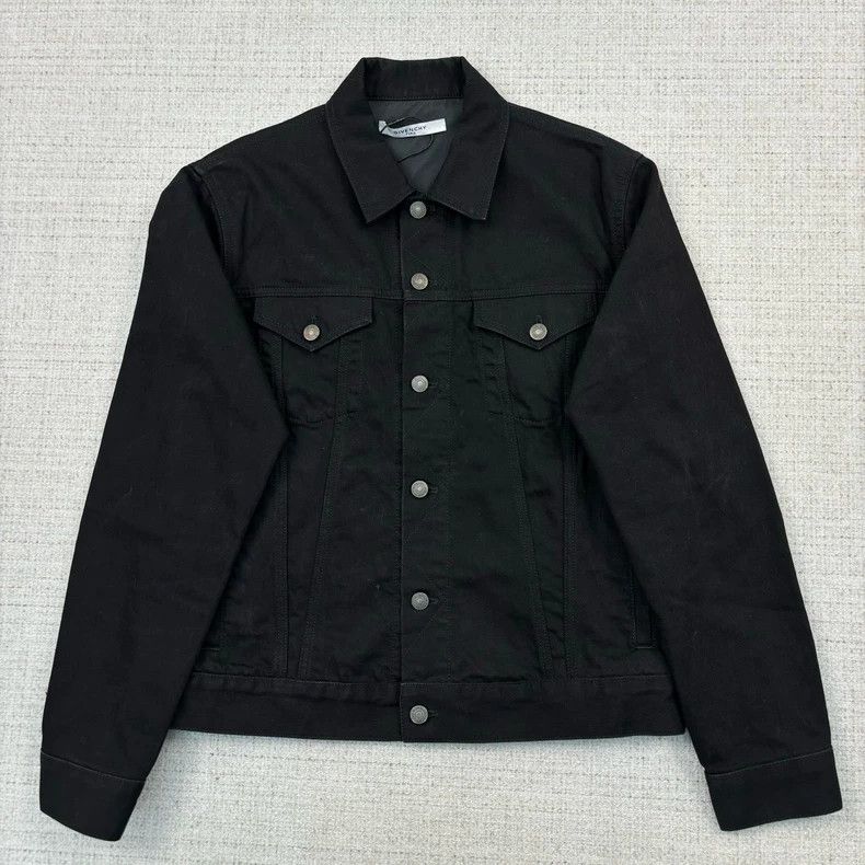 Givenchy Givenchy Solid color button-up denim jacket 2505-Nextarrow Size US XXL / EU 58 / 5 - 1 Thumbnail