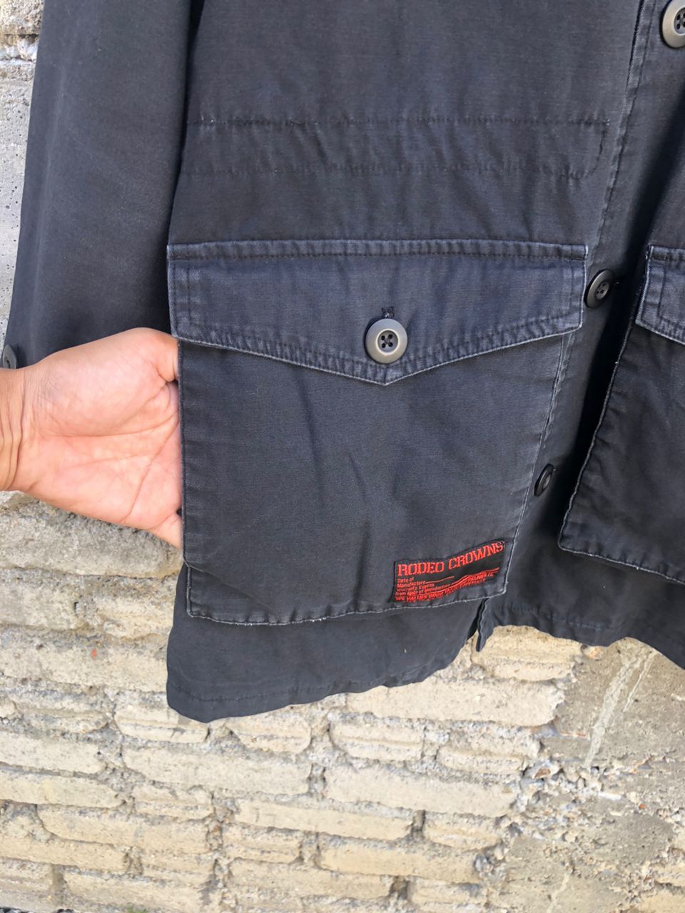 Japanese Brand Japanese Rodeo Crowns Wide Bowl Parka Sunfaded Size US L / EU 52-54 / 3 - 12 Thumbnail