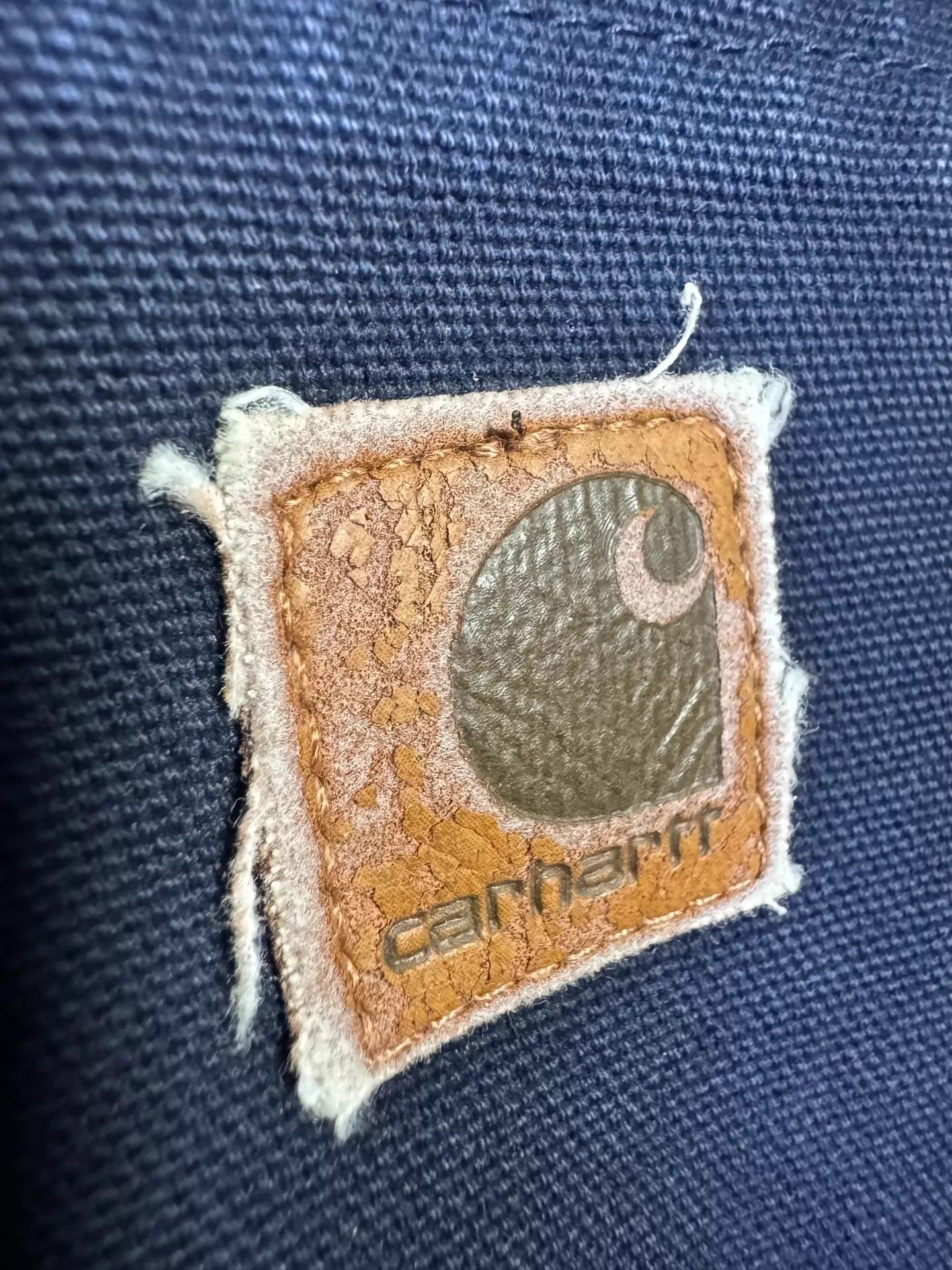 Carhartt Carhartt J130 Vintage Hooded Work Jacket Midnight Blue L Size US L / EU 52-54 / 3 - 7 Thumbnail