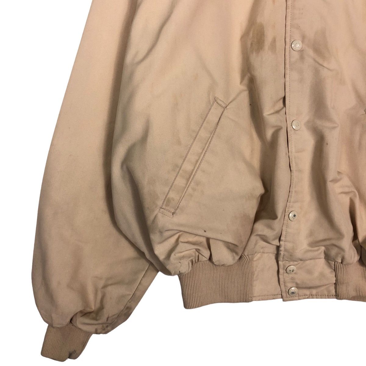 Japanese Brand 🔥 90’s Vtg Bomber Jacket Palm Beach Sports Big Logo Size US XXL / EU 58 / 5 - 4 Thumbnail