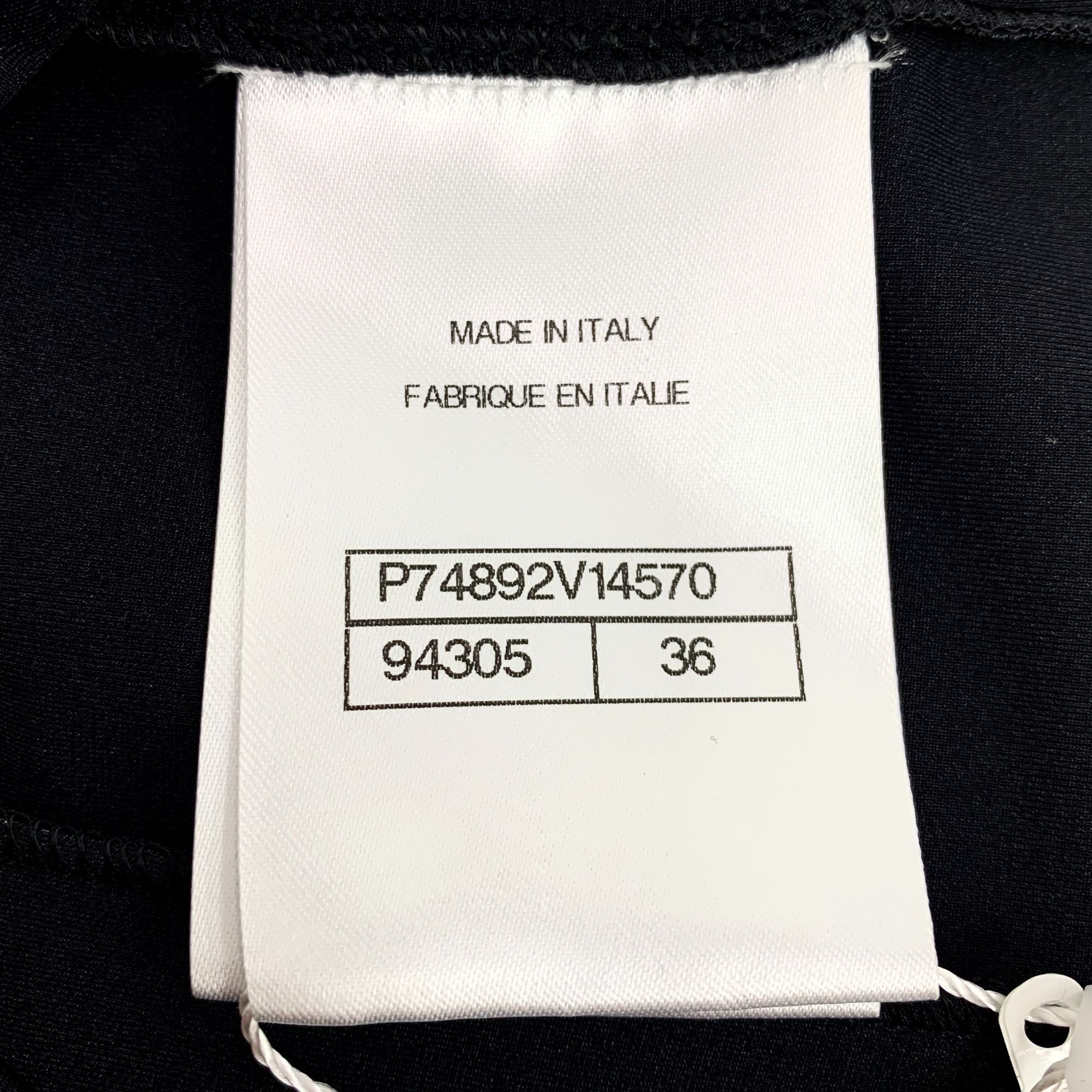 Chanel Chanel Black Off-Shoulder Camisole With Logo Bow Detail Size Size XS / US 0-2 / IT 36-38 - 4 Thumbnail