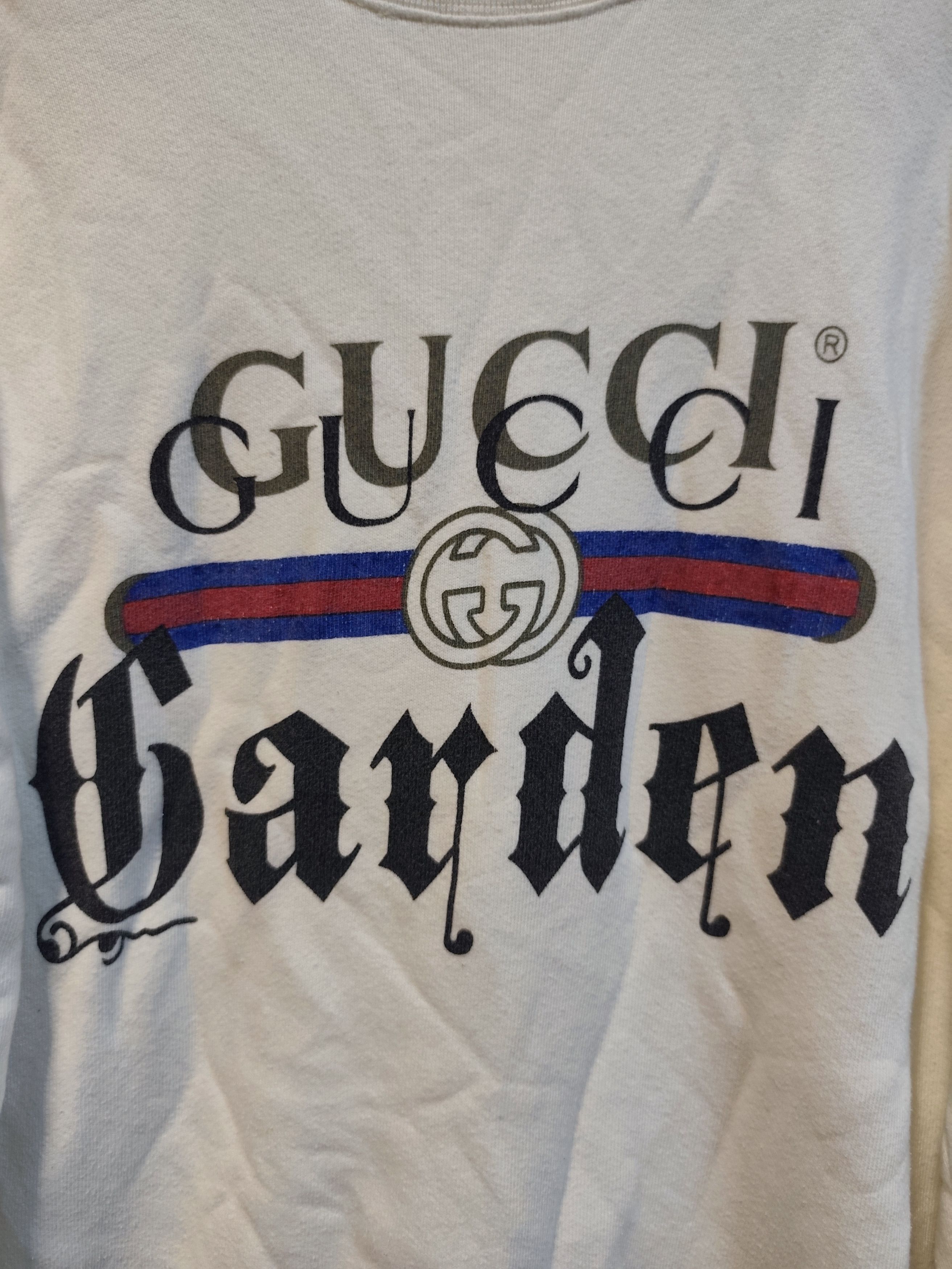 Gucci Gucci Garden Gothic Logo Sweatshirt Size US L / EU 52-54 / 3 - 4 Thumbnail