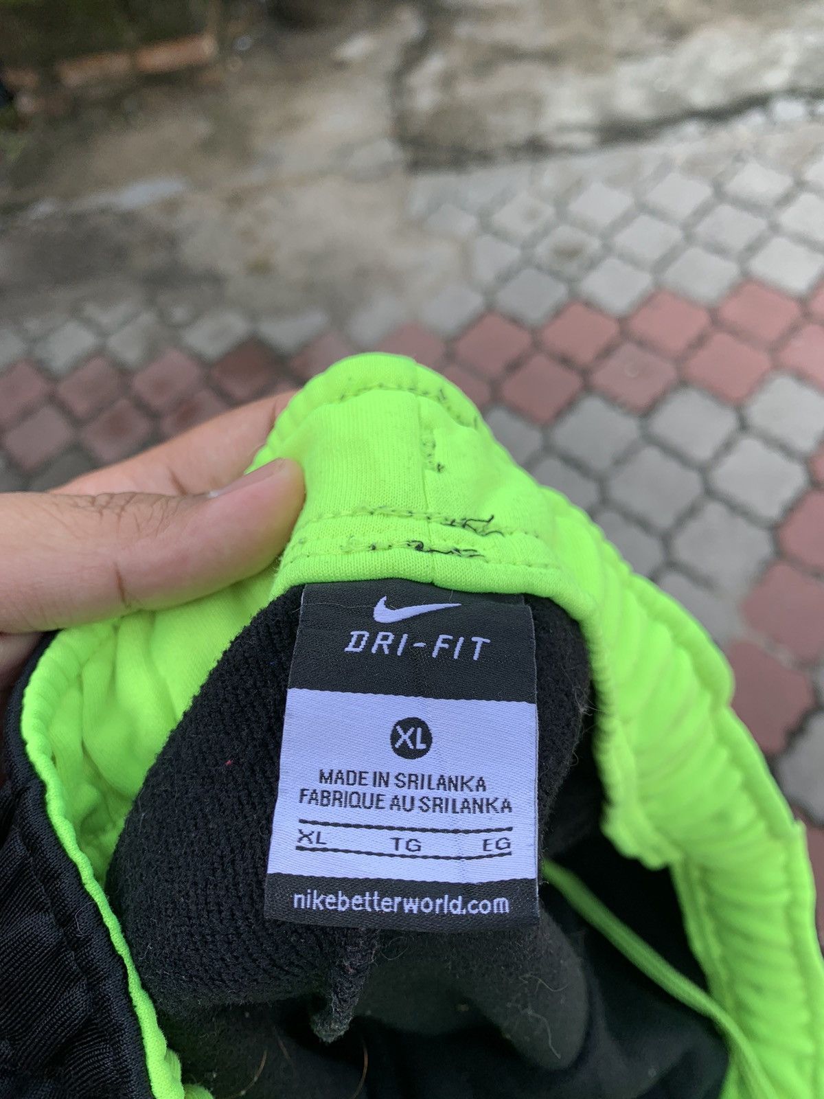Nike Offer! Nike Dri Fit Track Pants Neon Black Size US 33 - 10 Thumbnail
