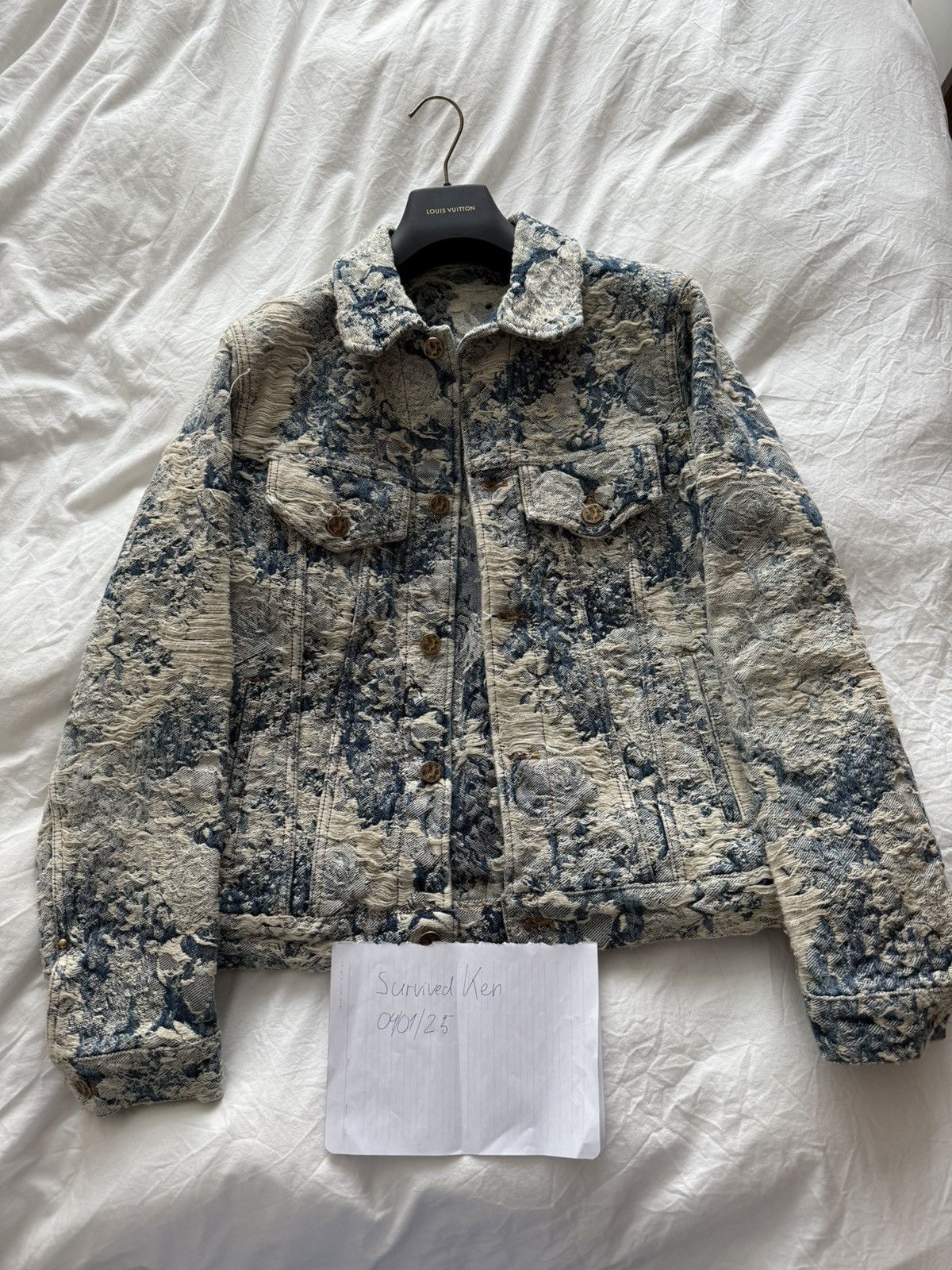 Louis Vuitton Virgil Abloh Tapestry Denim Jacket Louis Vuitton Size US S / EU 44-46 / 1 - 1 Thumbnail