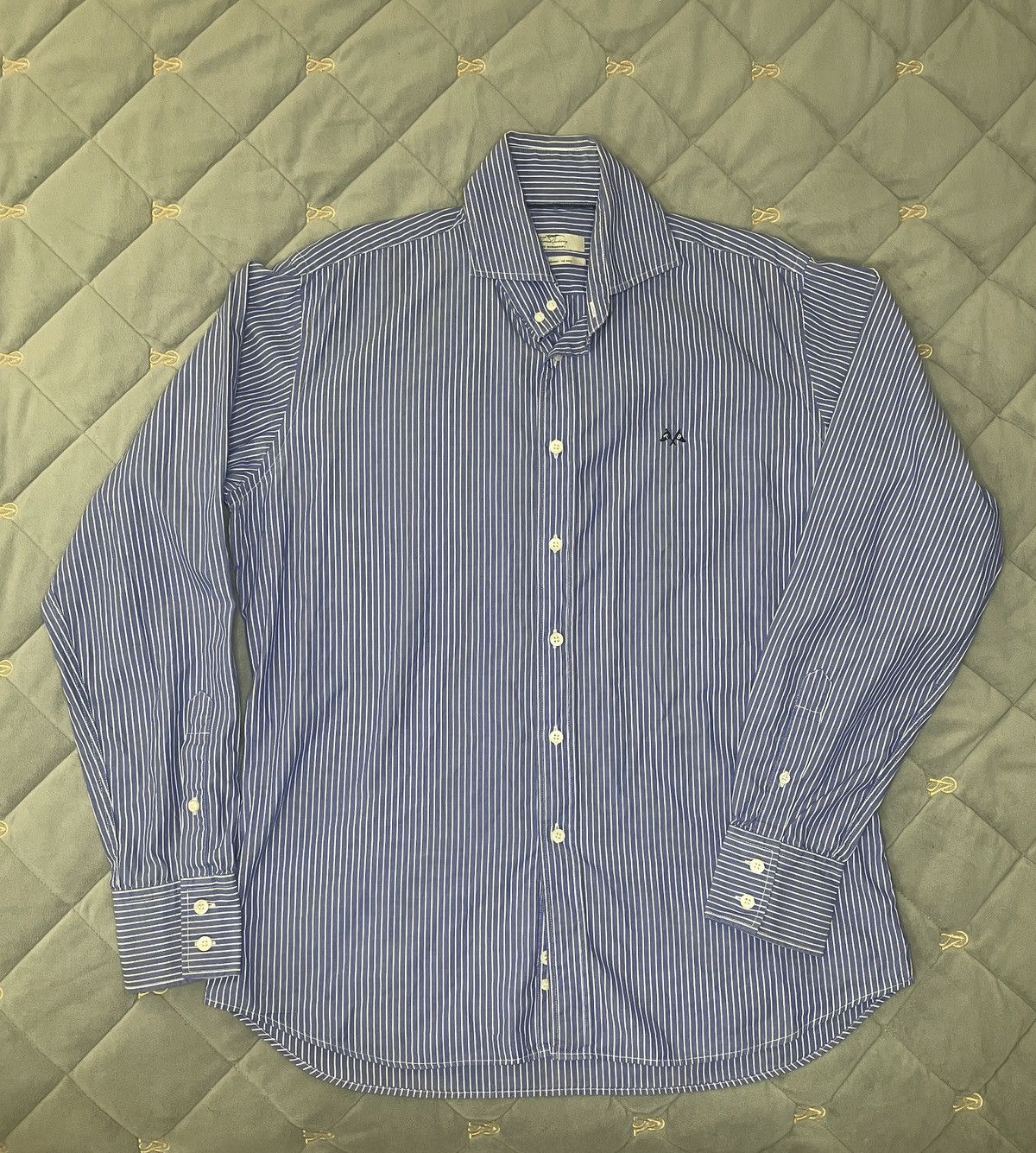 Burberry Vintage Thomas Burberry shirt Size US L / EU 52-54 / 3 - 1 Thumbnail