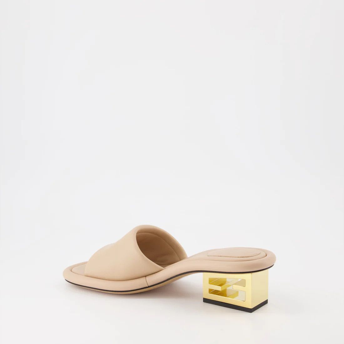 Fendi o1loc1c1024 8R8412 Baguette Mules in Beige Size US 6 / IT 36 - 6 Thumbnail