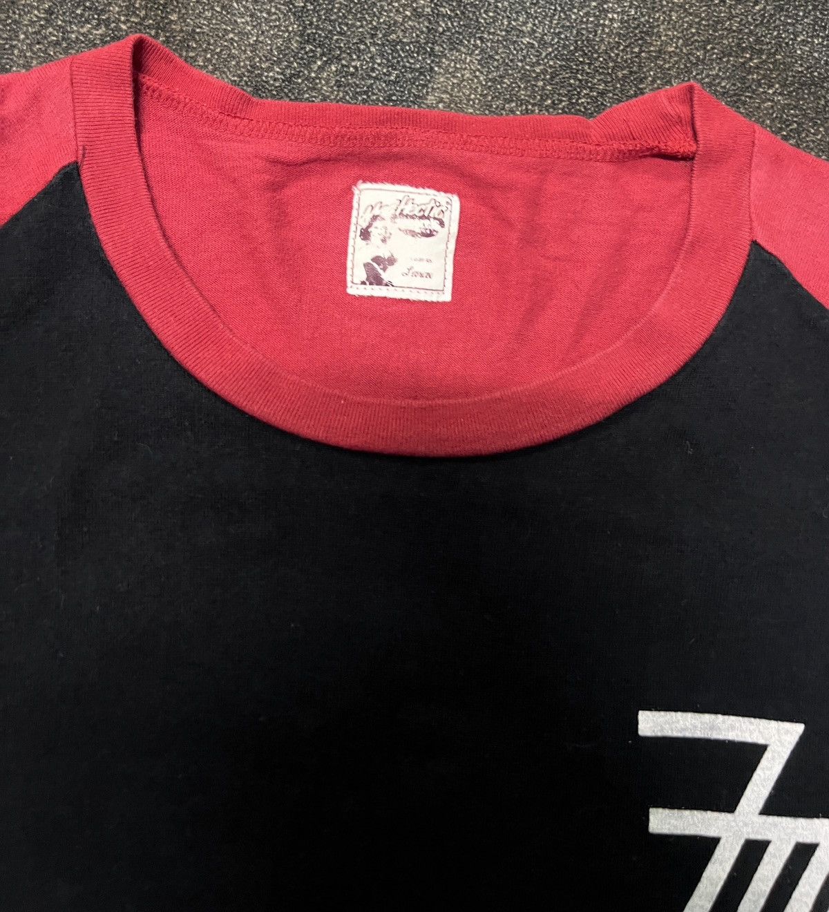 Japanese Brand 90s REAL MADHECTIC JAPAN RAGLAN TEE Size US L / EU 52-54 / 3 - 5 Thumbnail