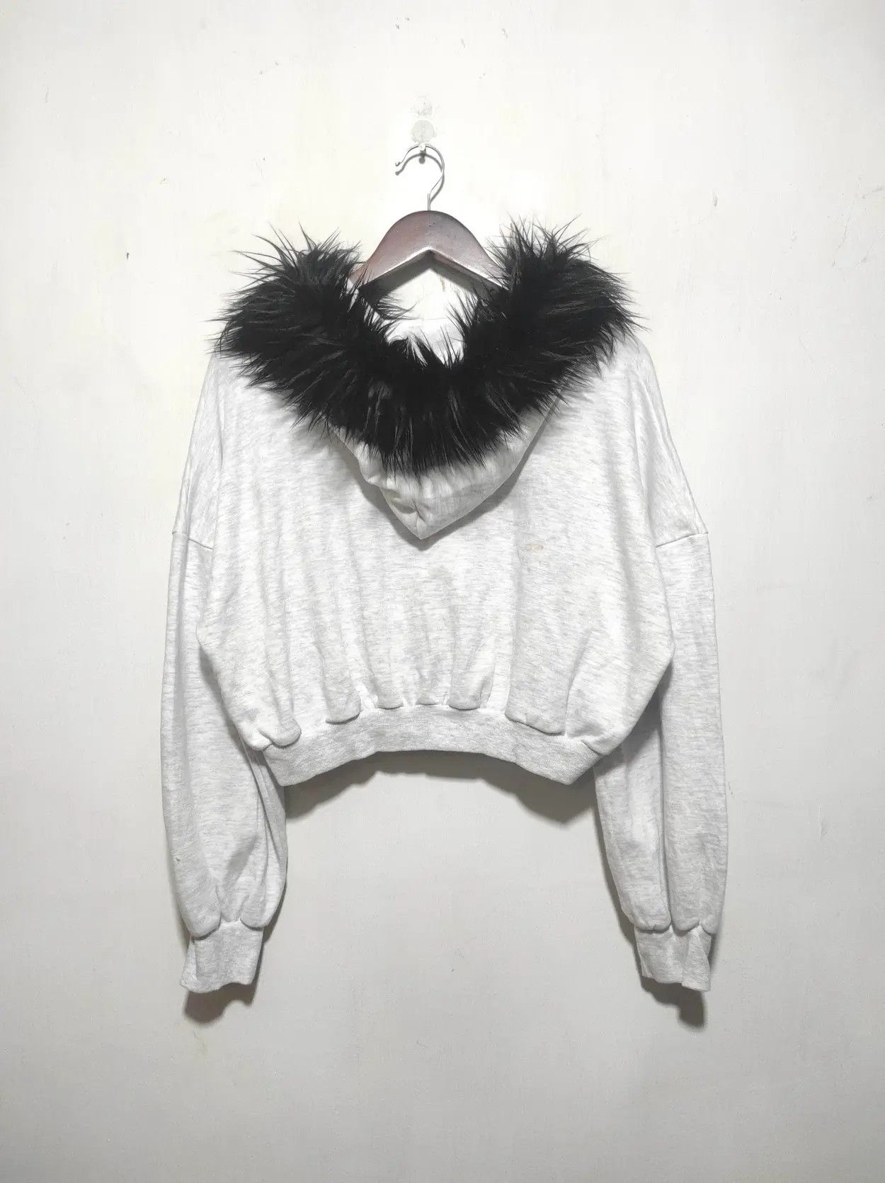 Japanese Brand Connect Crop Double Zip Fur Hoodie if6was9 LGB style Size M / US 6-8 / IT 42-44 - 10 Thumbnail